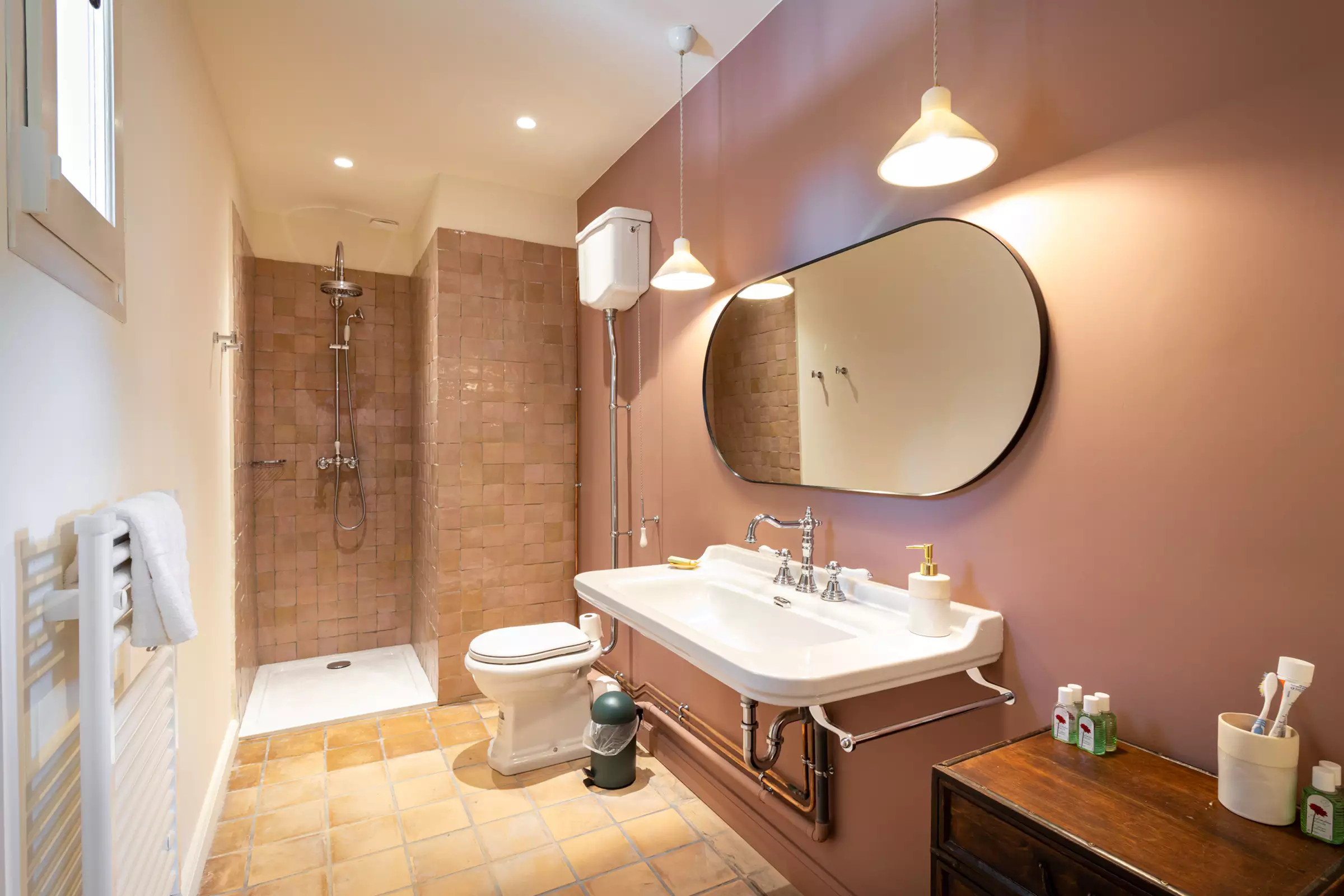 salle de bain terracotta salle de bain terracotta