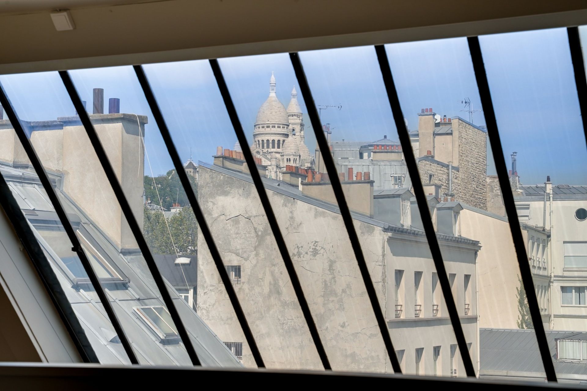 verrière loft vue Sacré Coeur