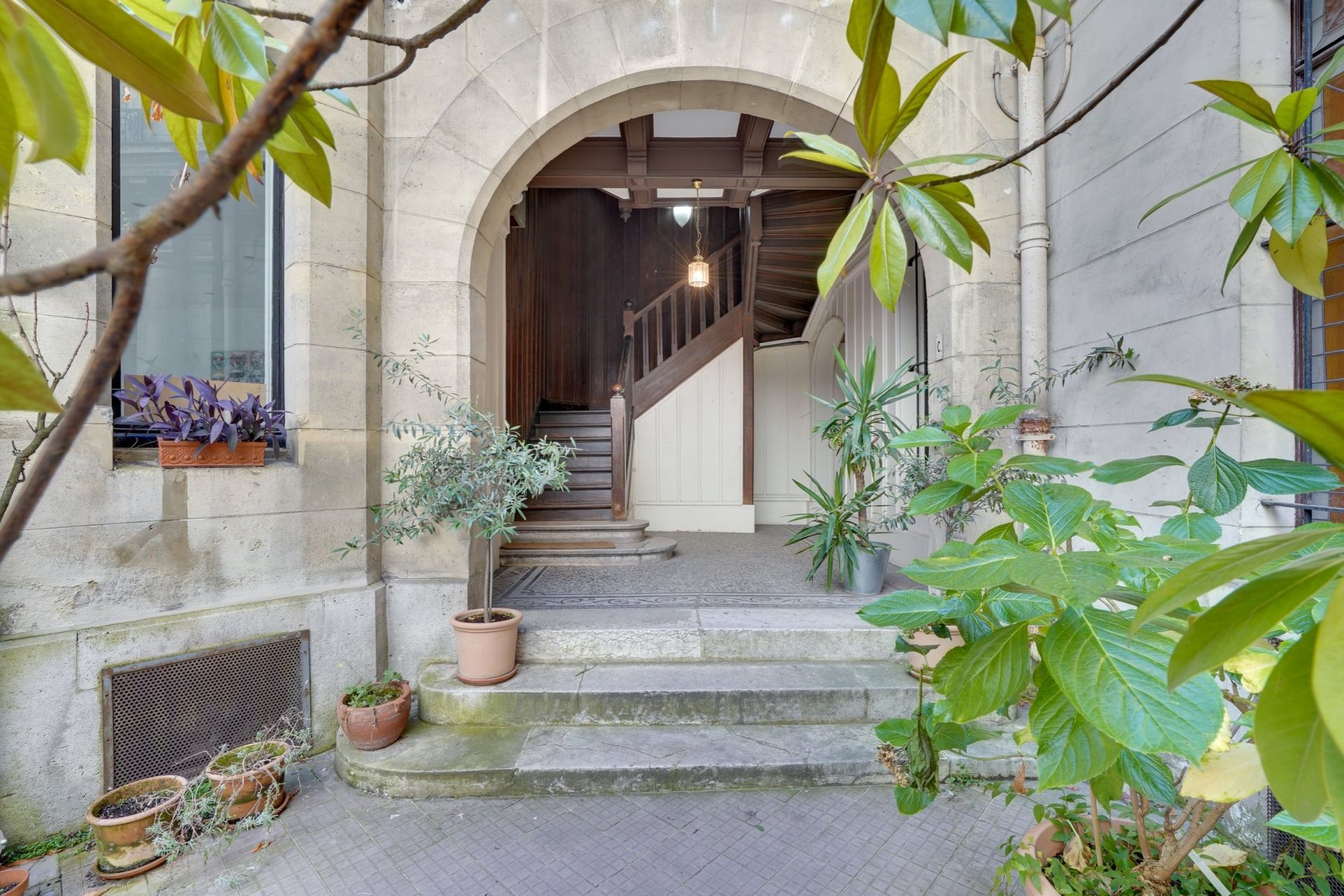 entrée immeuble Paris