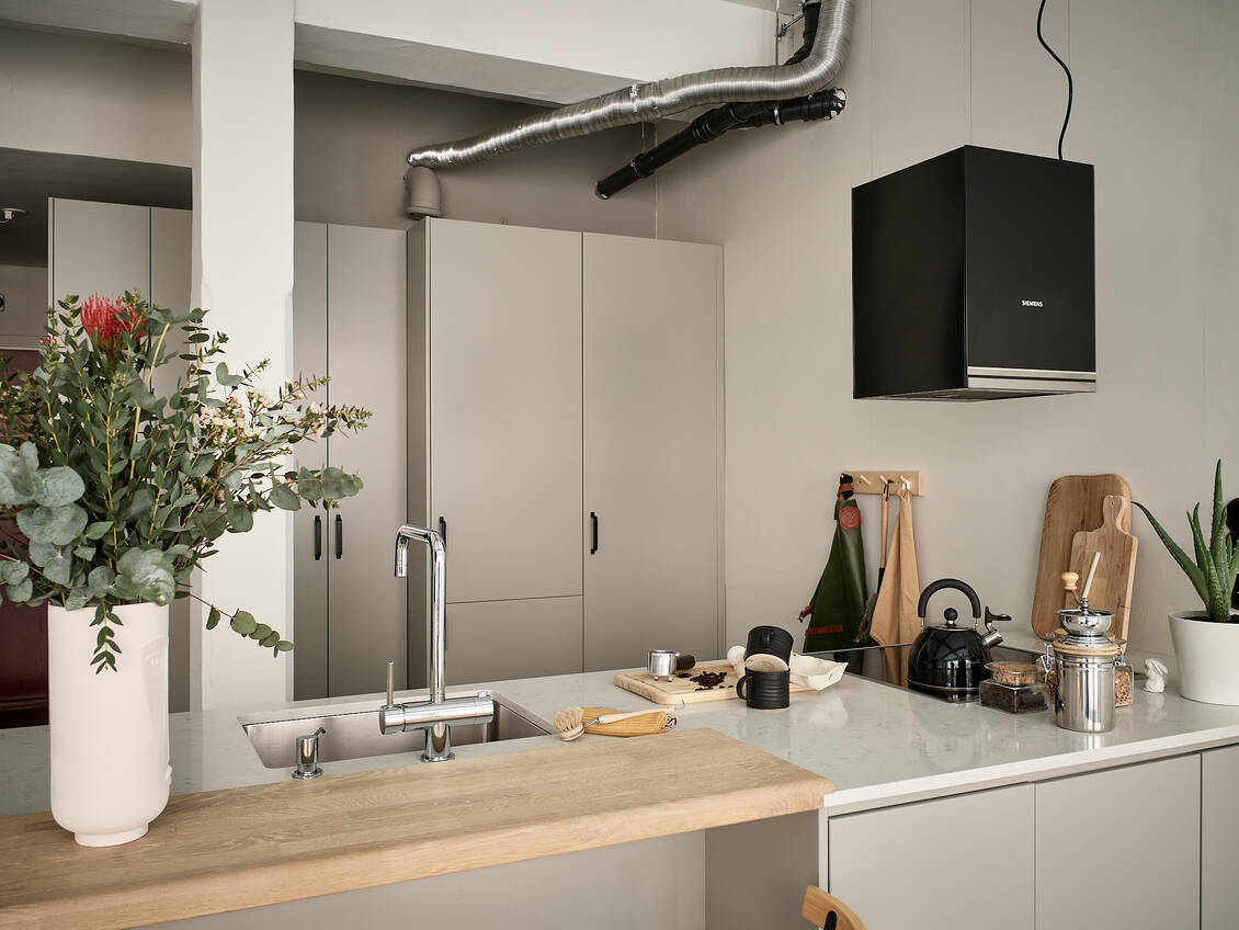 cuisine design grise