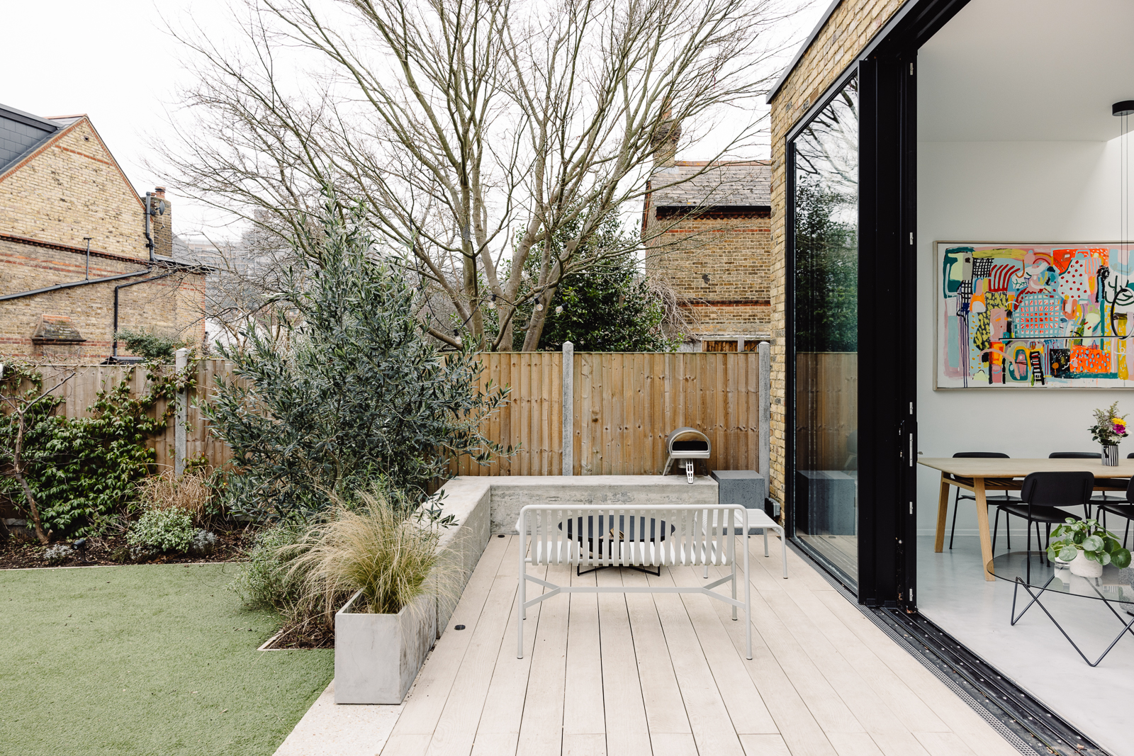 terrasse maison agrandie en style contemporain terrasse maison agrandie en style contemporain