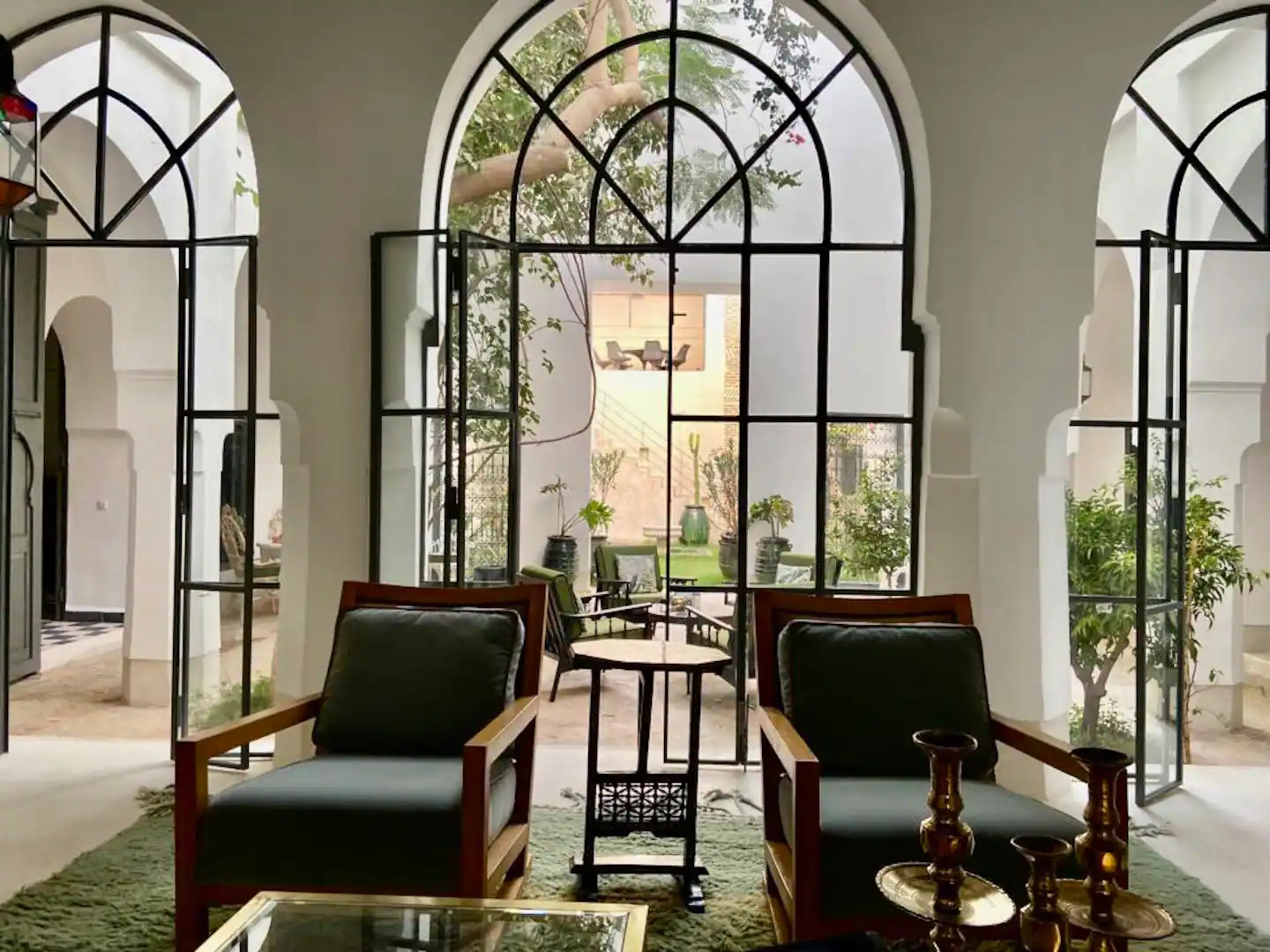 salon riad rénové salon riad rénové