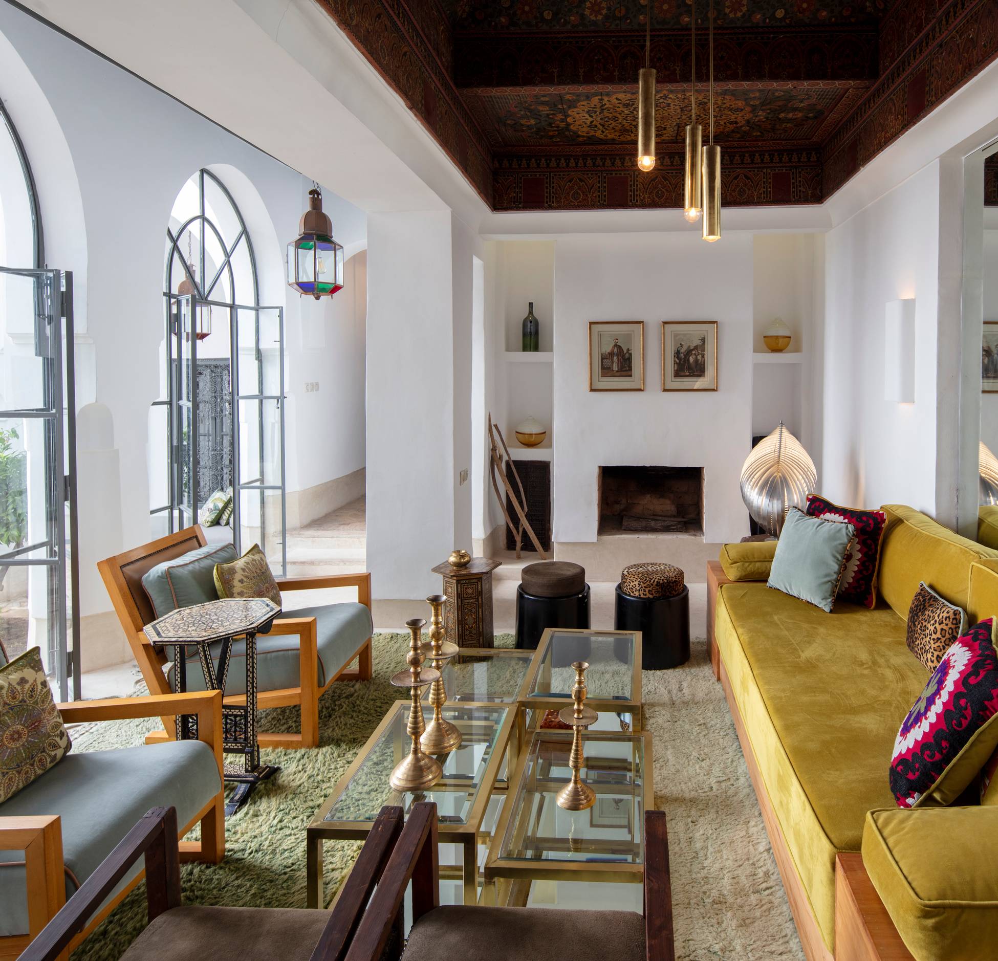 salon riad rénové salon riad rénové