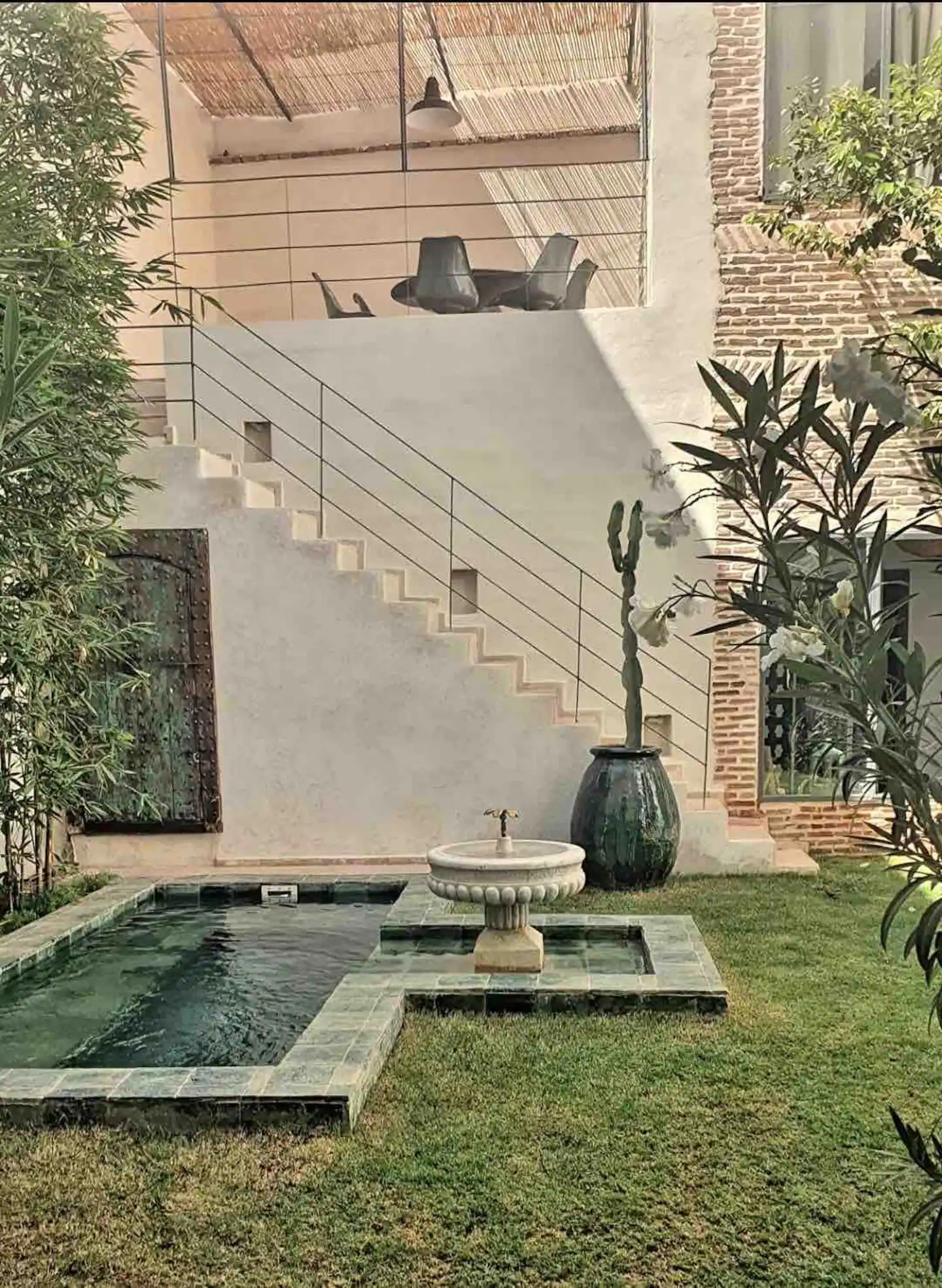 jardin avec bassin jardin avec bassin