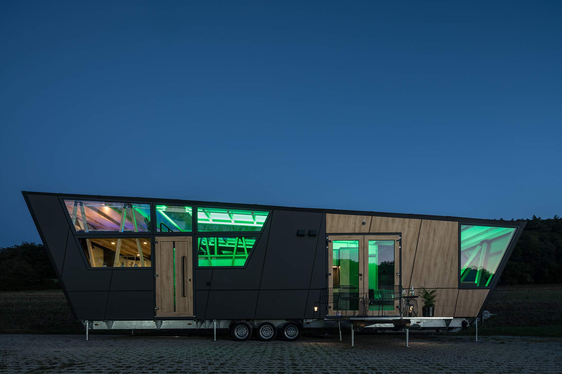 façade tiny house Continental façade tiny house Continental