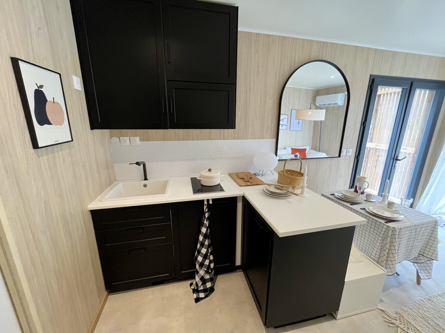 cuisine mini maison Greenkub 30m2