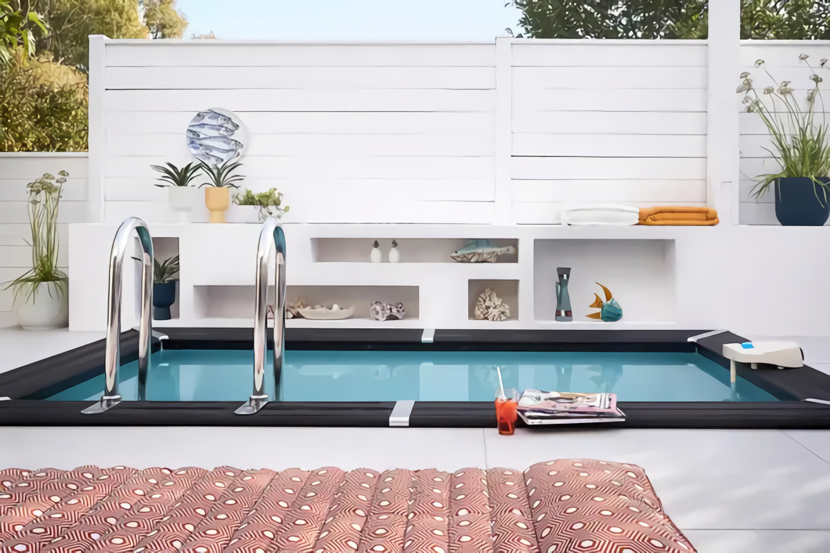 petit jardin avec mini piscine