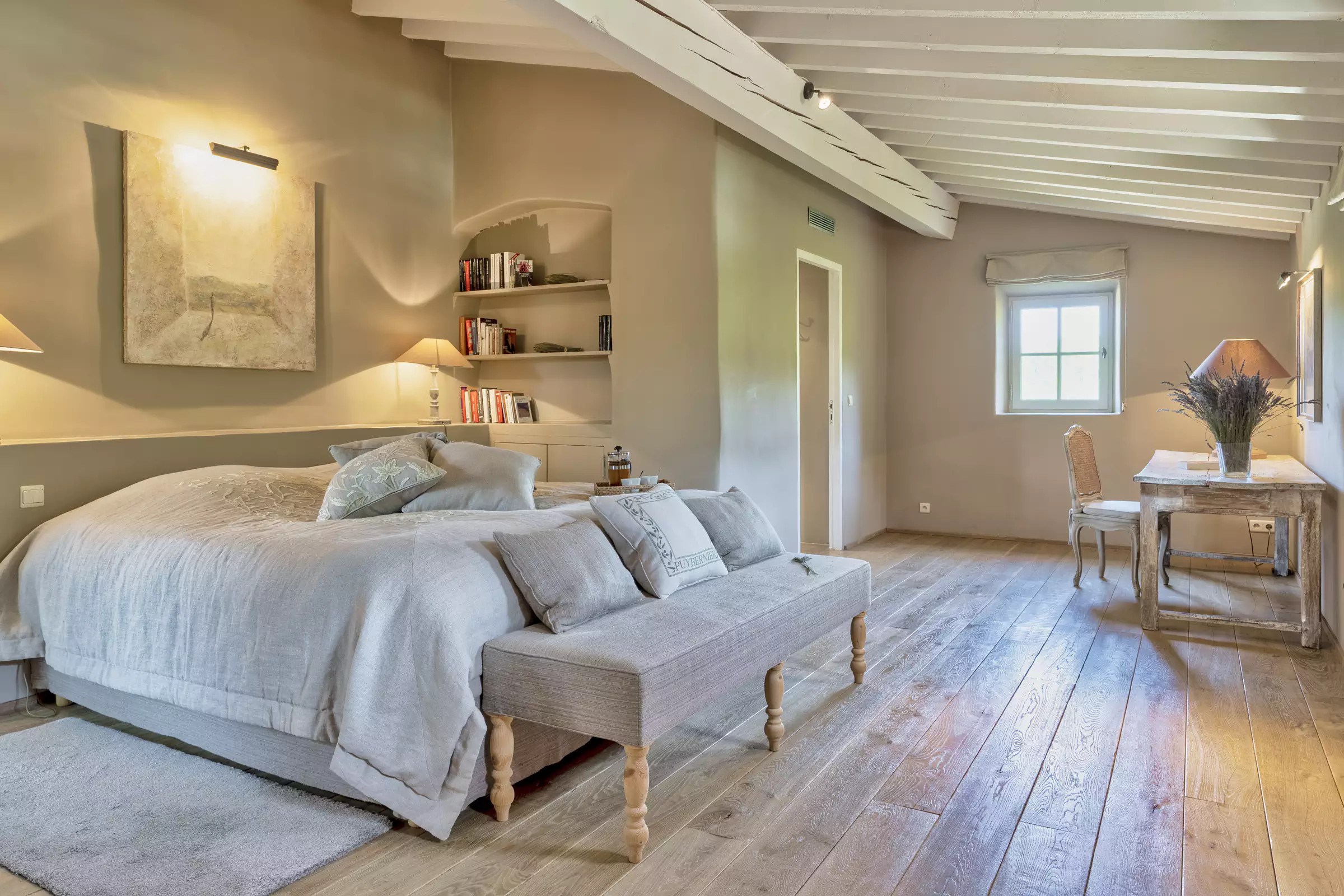 chambre avec poutres
