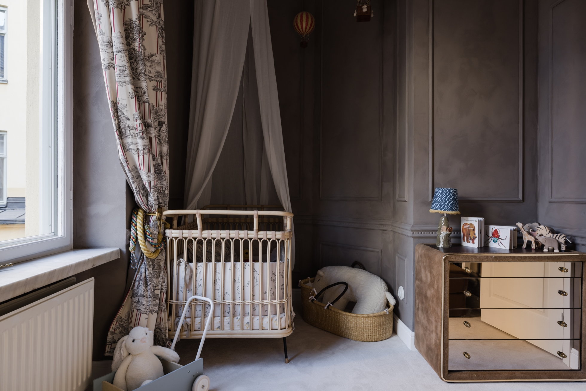 chambre d'enfant vintage