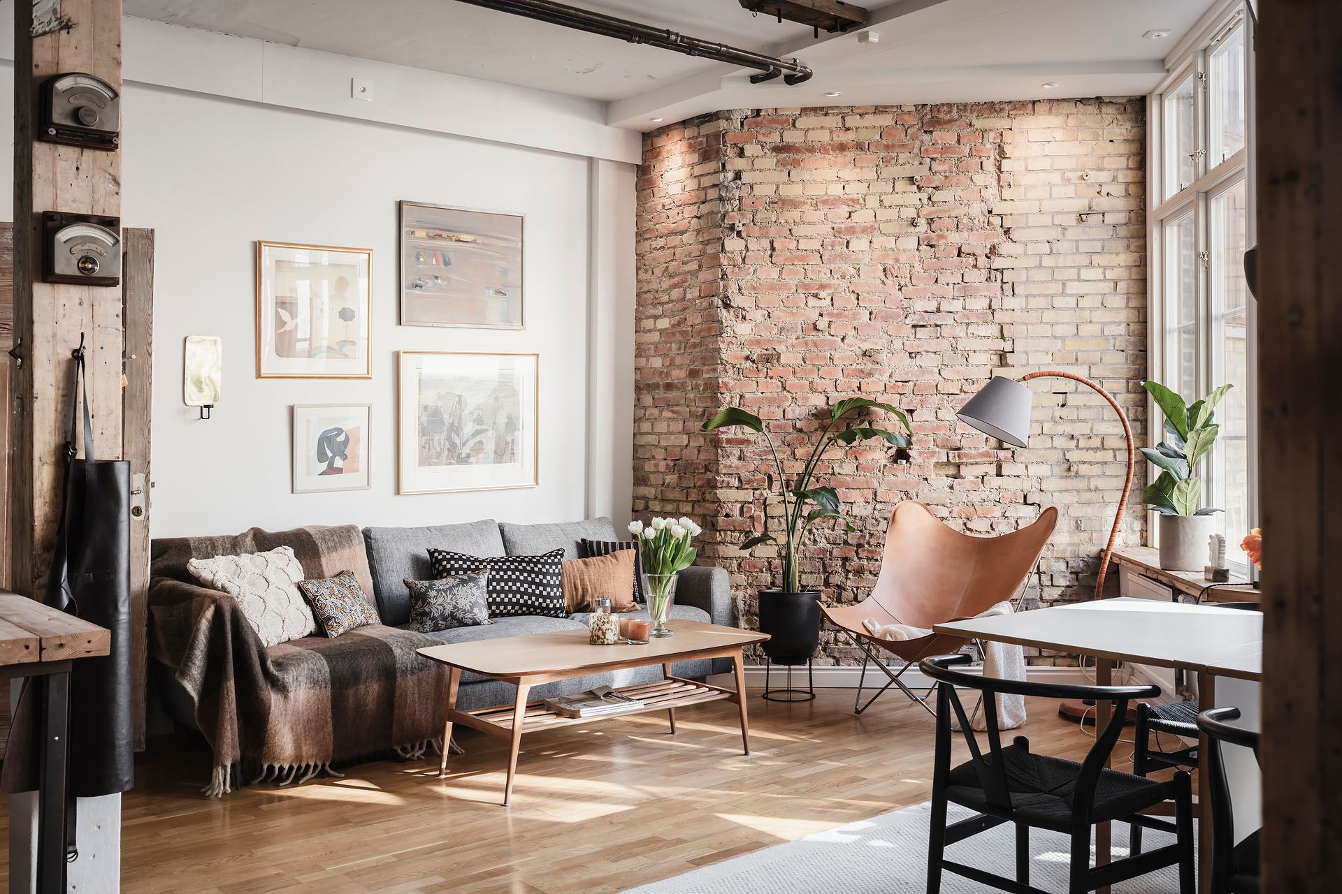 salon loft décoration contemporaine