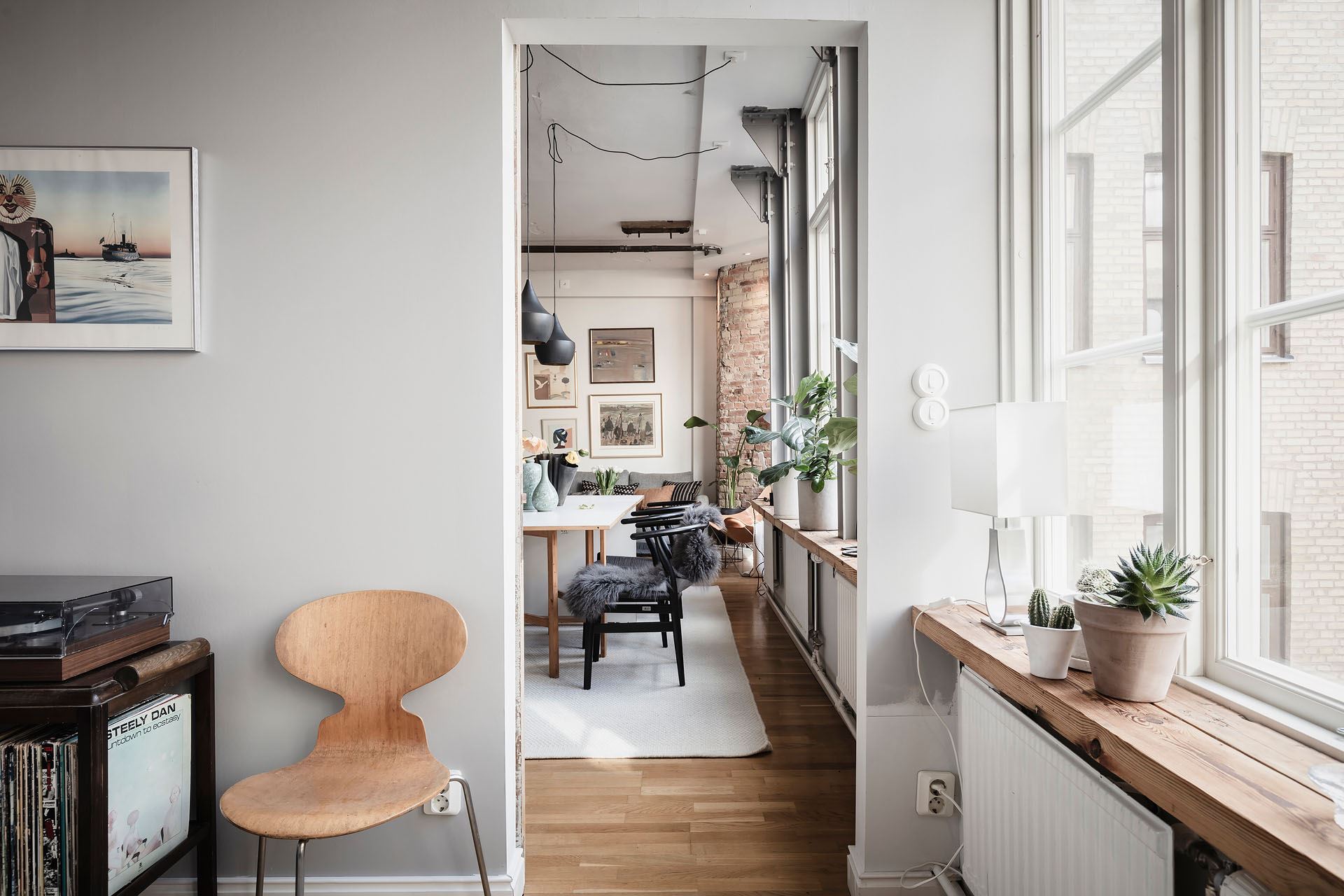 chambre sur salon