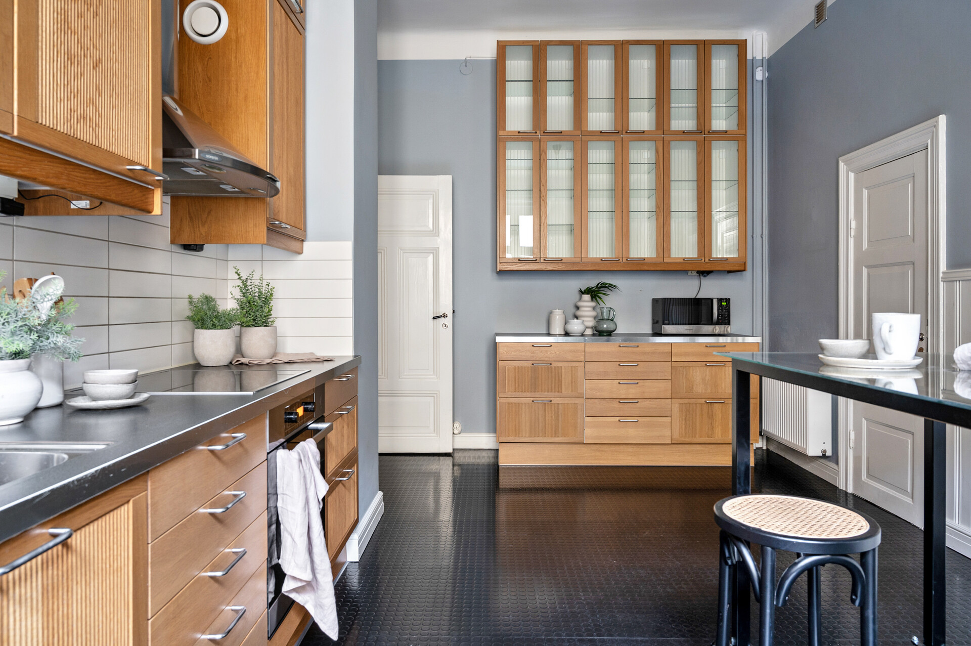 cuisine en bois design contemporain
