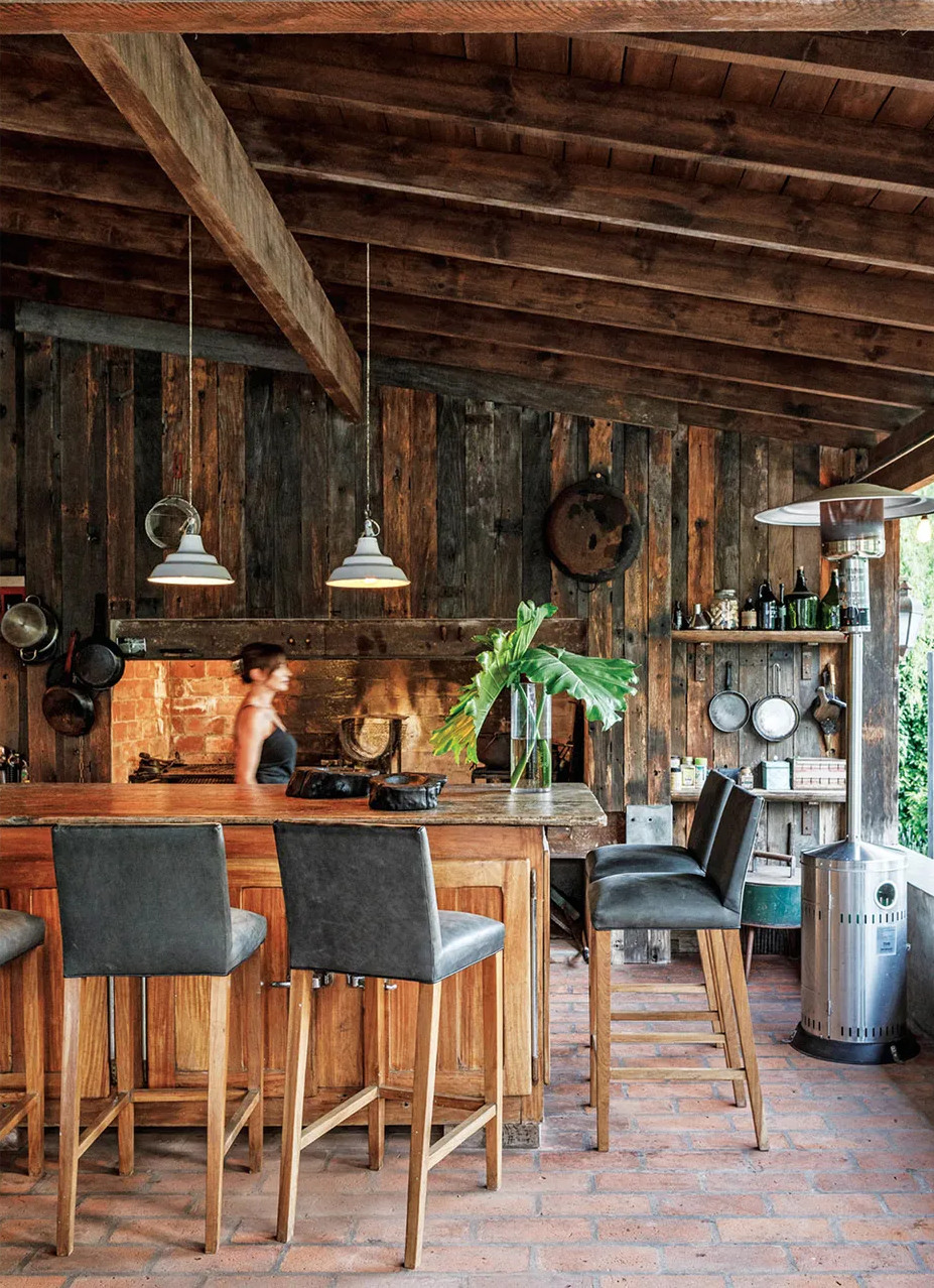 cuisine d cuisine d'été décoration rustique chic