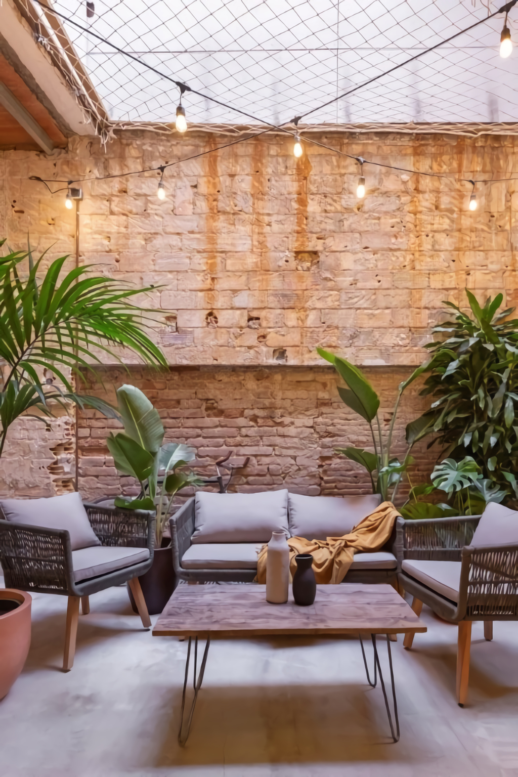 terrasse loft murs briques terrasse loft murs briques
