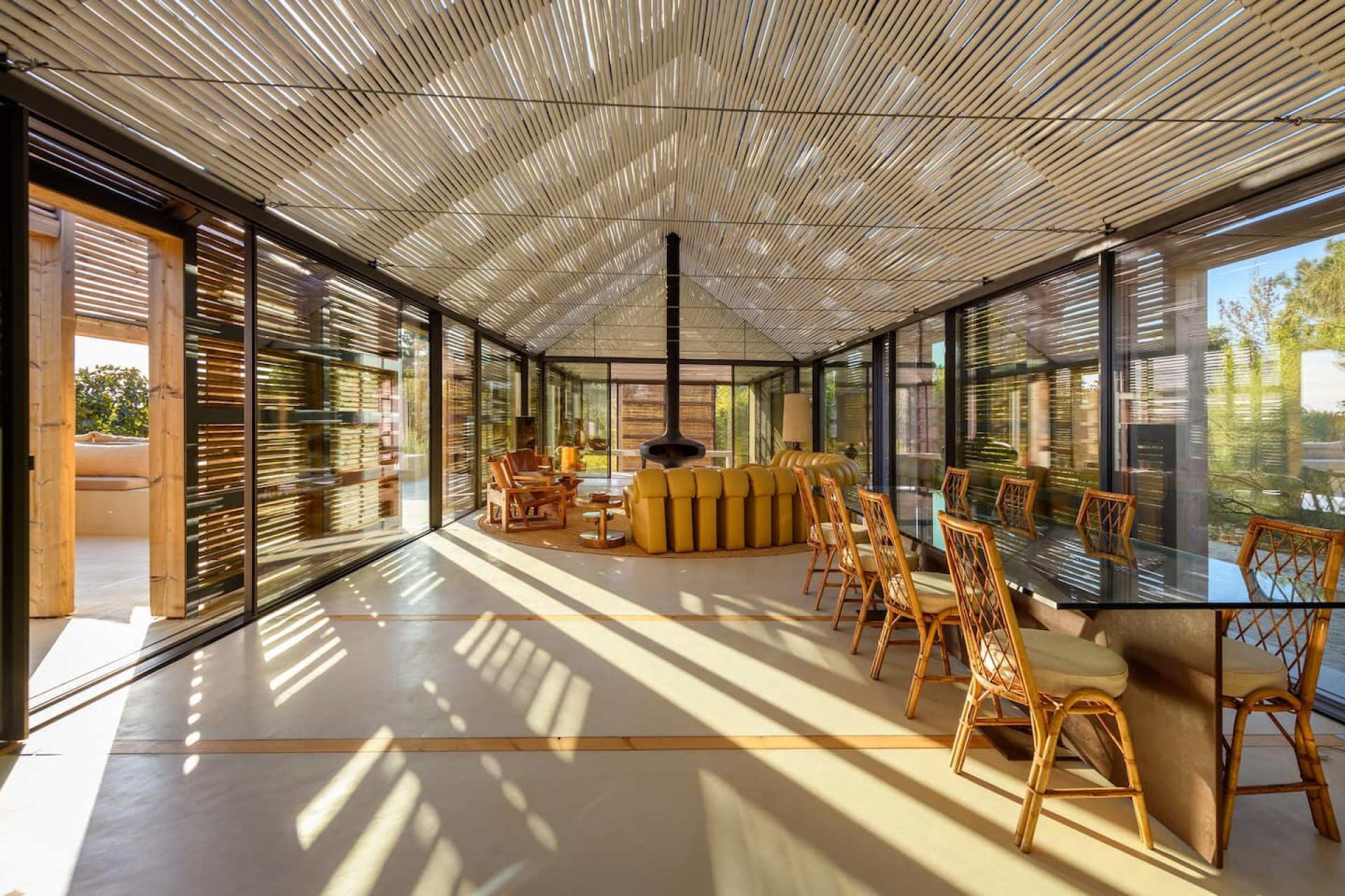 salon maison contemporaine avec cheminée Focus Magmafocus salon maison contemporaine avec cheminée Focus Magmafocus