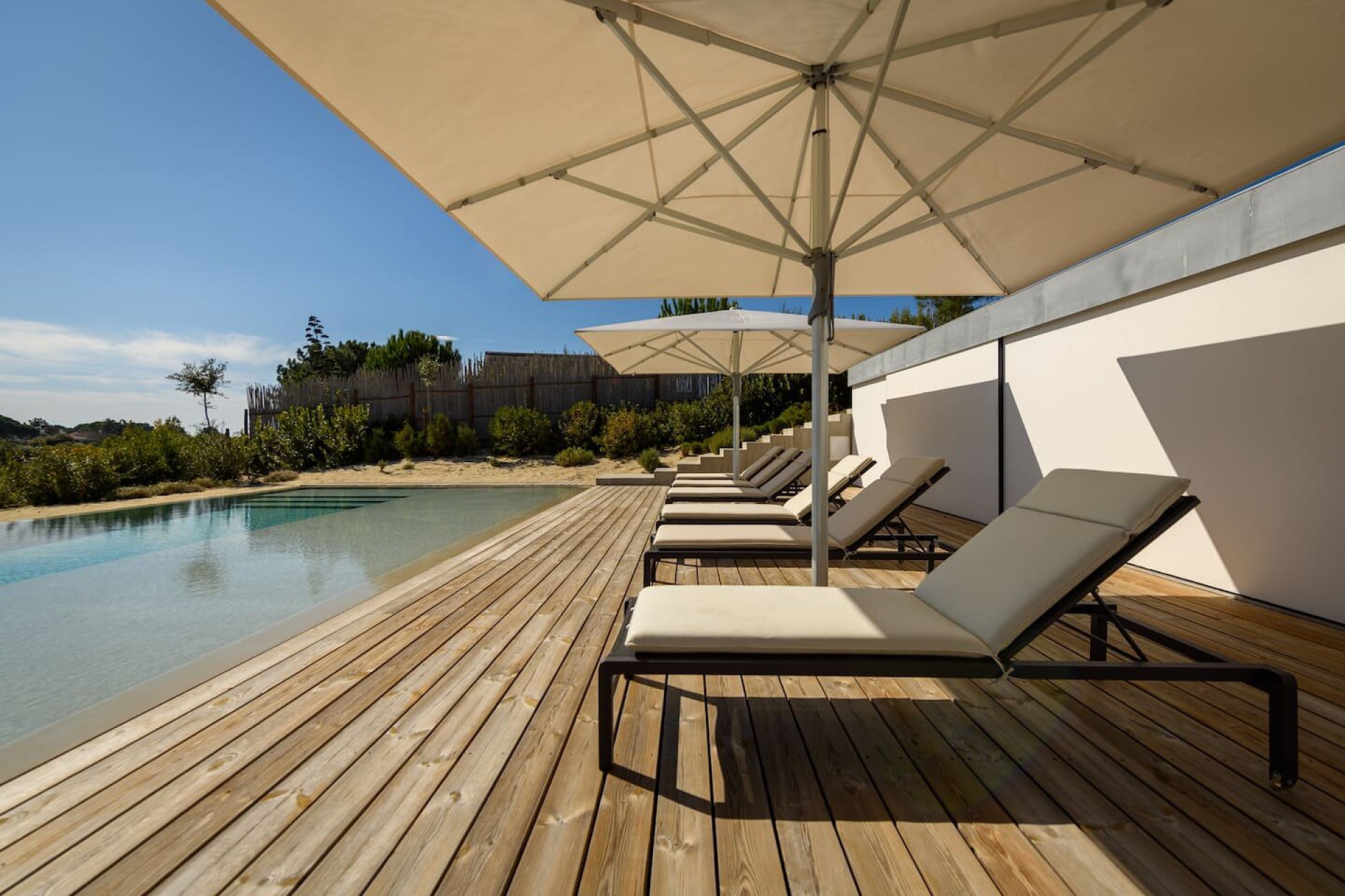 piscine avec plage bois piscine avec plage bois