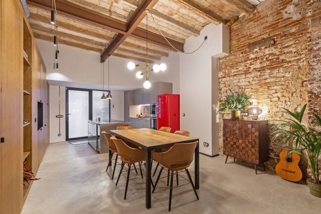 salon murs de briques loft salon murs de briques loft