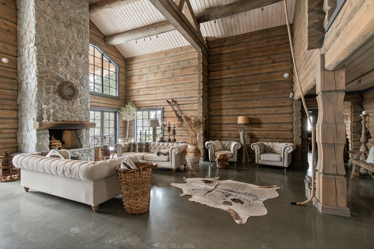 salon maison en bois salon maison en bois