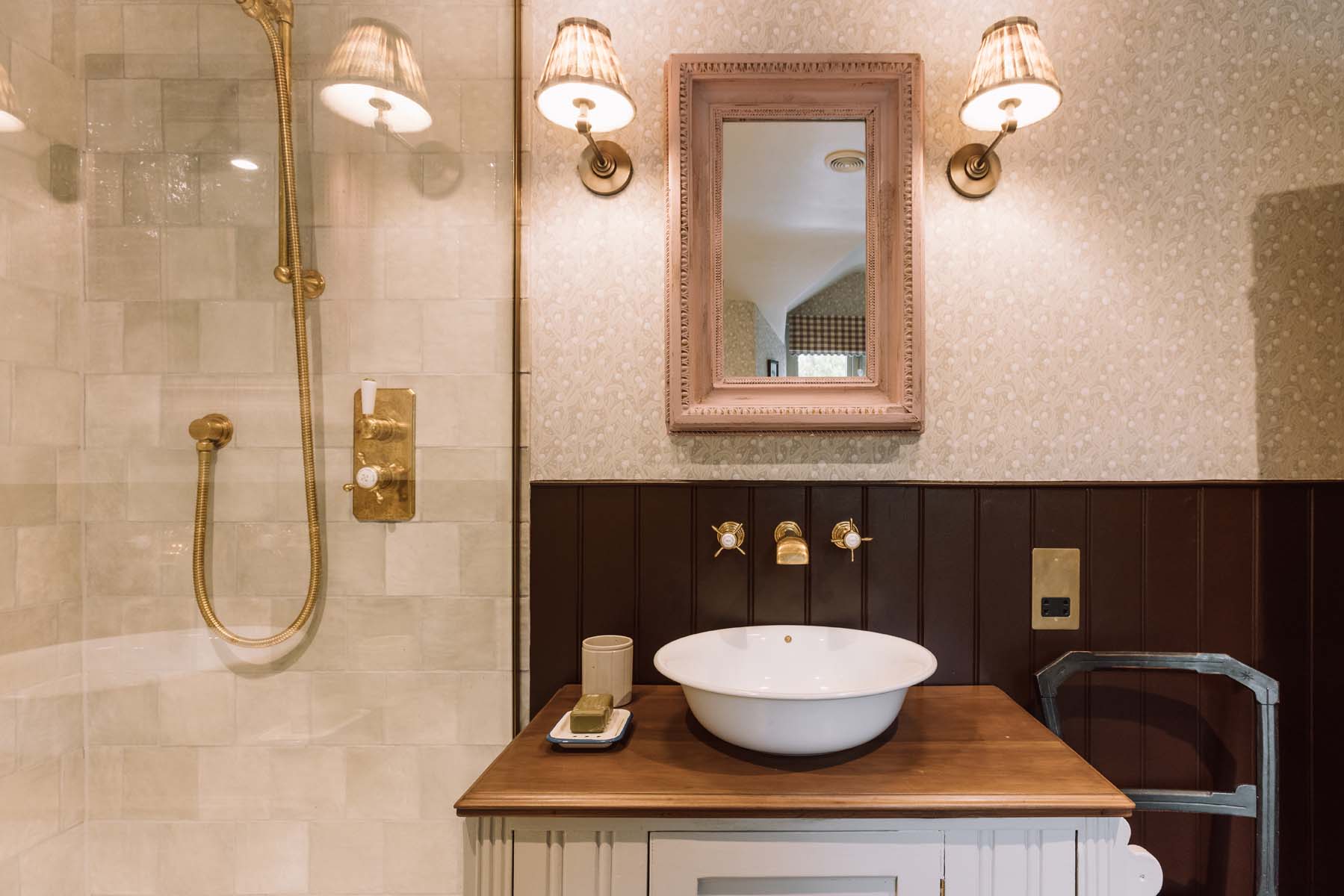 salle de bain vintage
