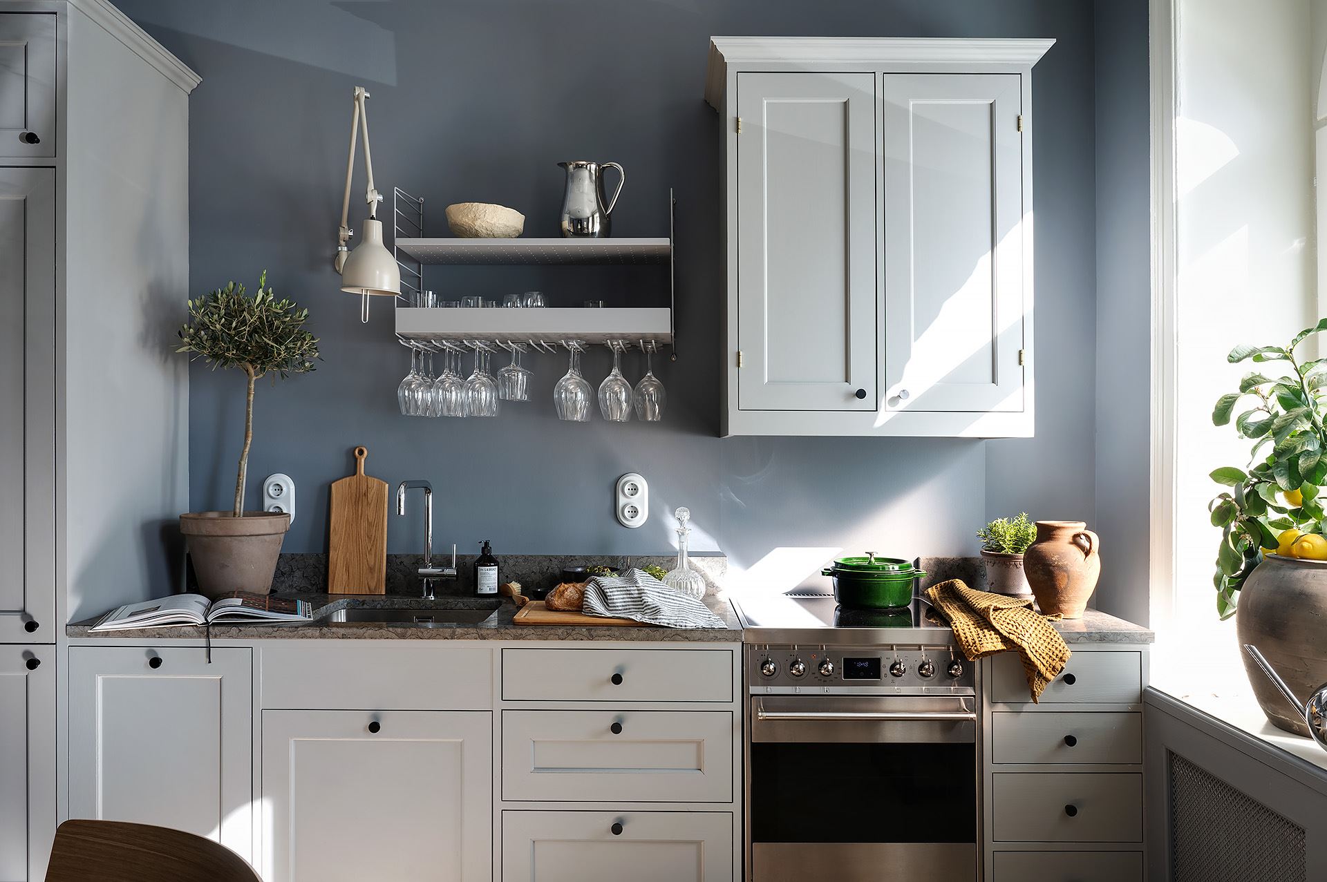 cuisine ouverte appartement décoration bleue cuisine ouverte appartement décoration bleue