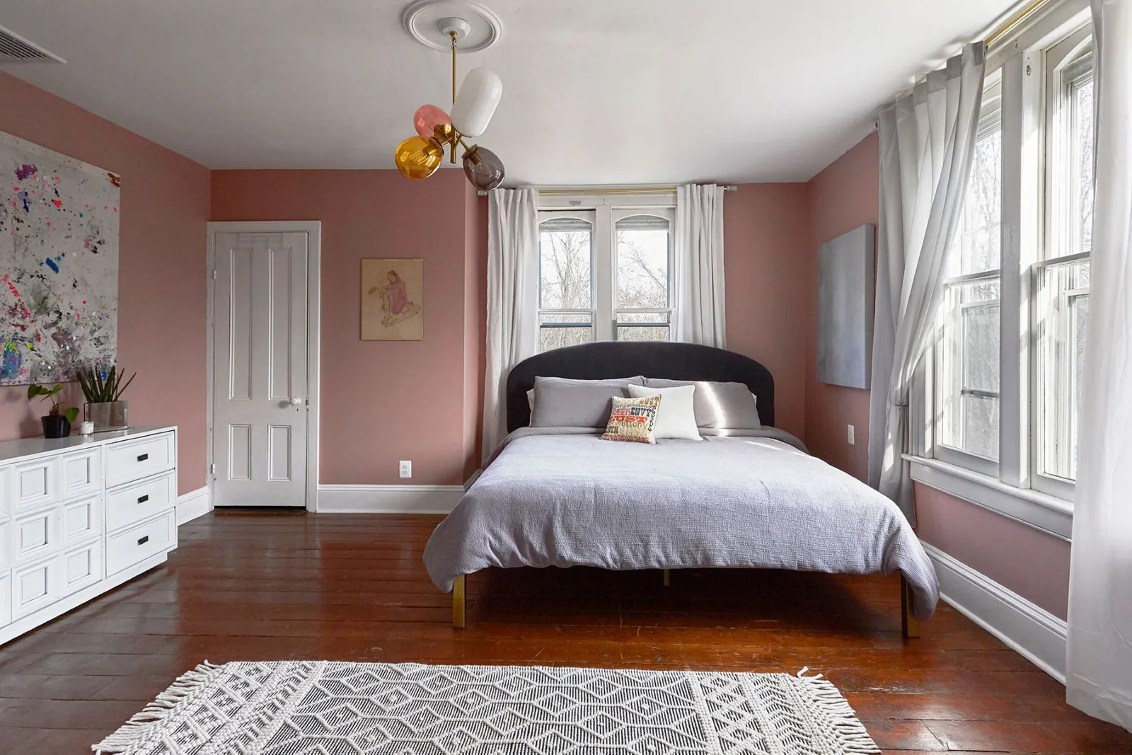 chambre décoration rose
