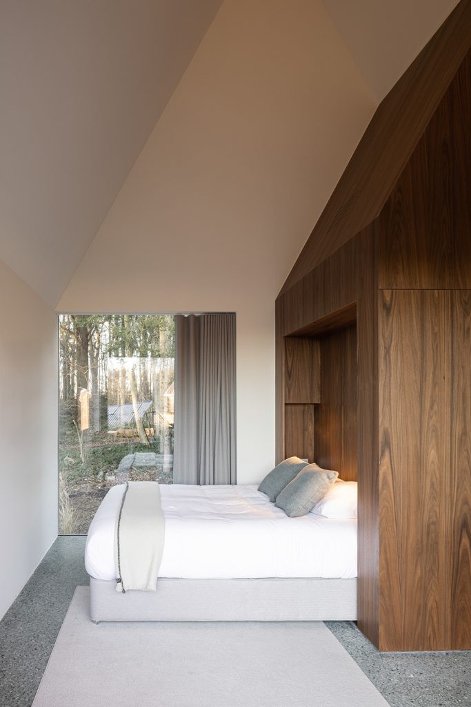 chambre cabane vitrée design