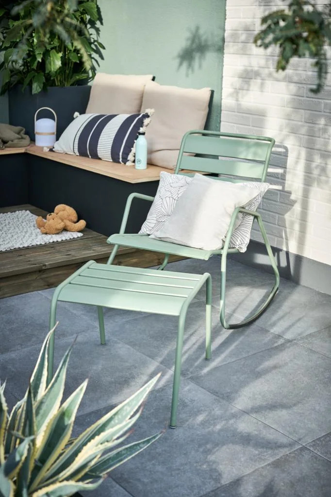 terrasse aménagée couleur verte terrasse aménagée couleur verte
