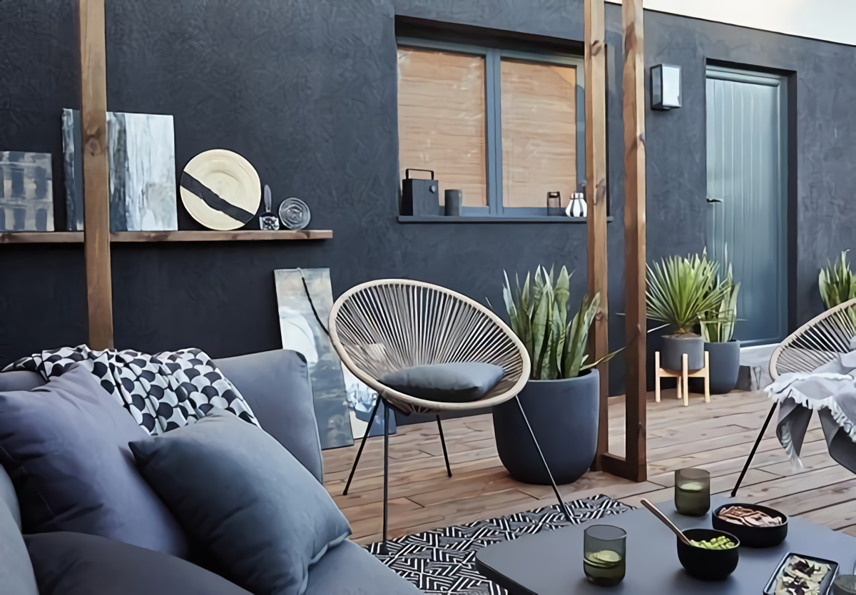 terrasse design avec fauteuil acapulco terrasse design avec fauteuil acapulco