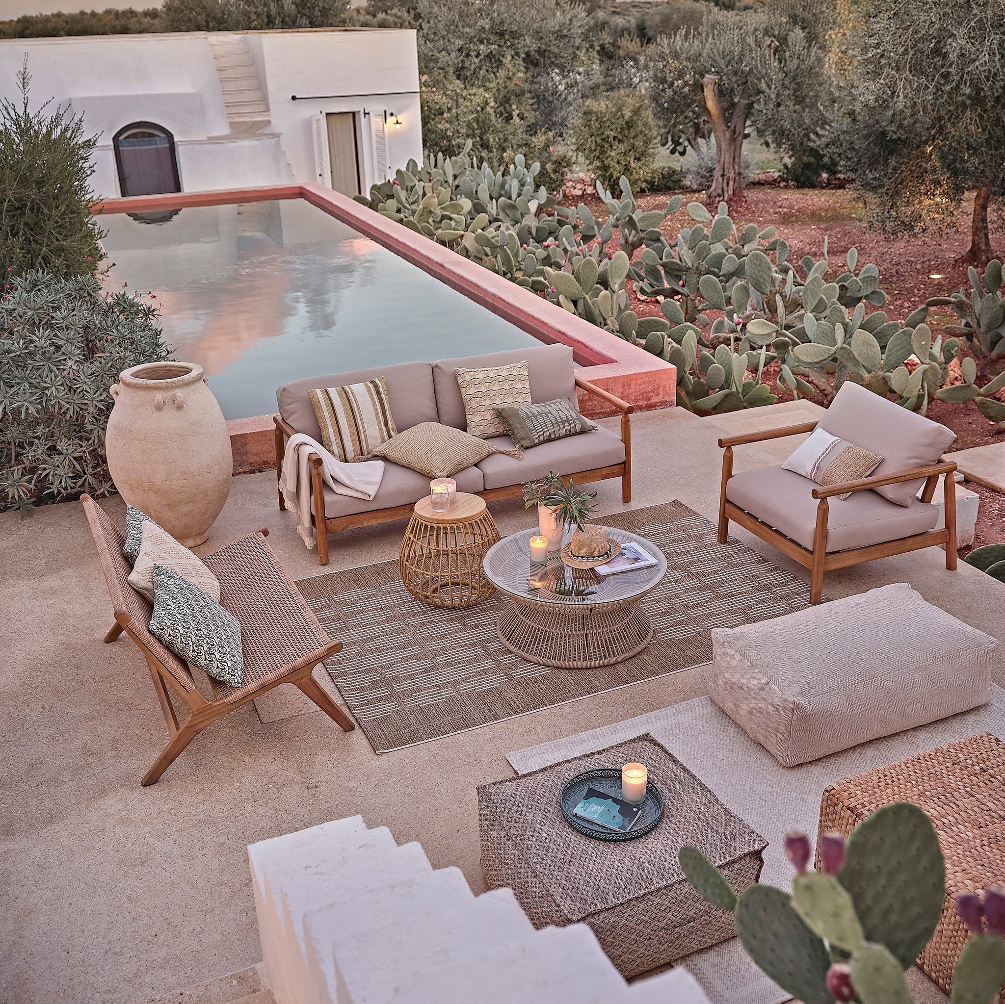 terrasse en terre cuite avec piscine terrasse en terre cuite avec piscine