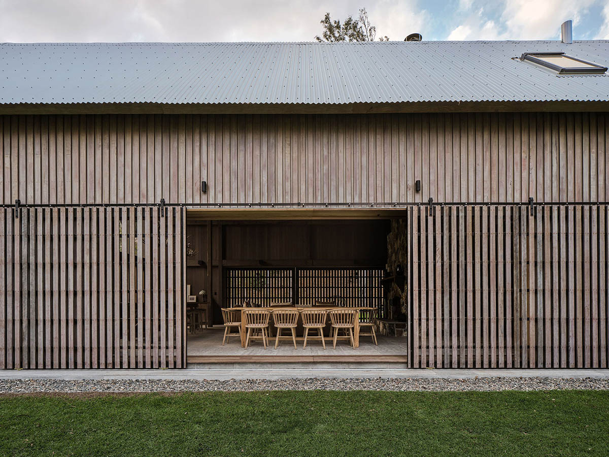 façade grange en bois