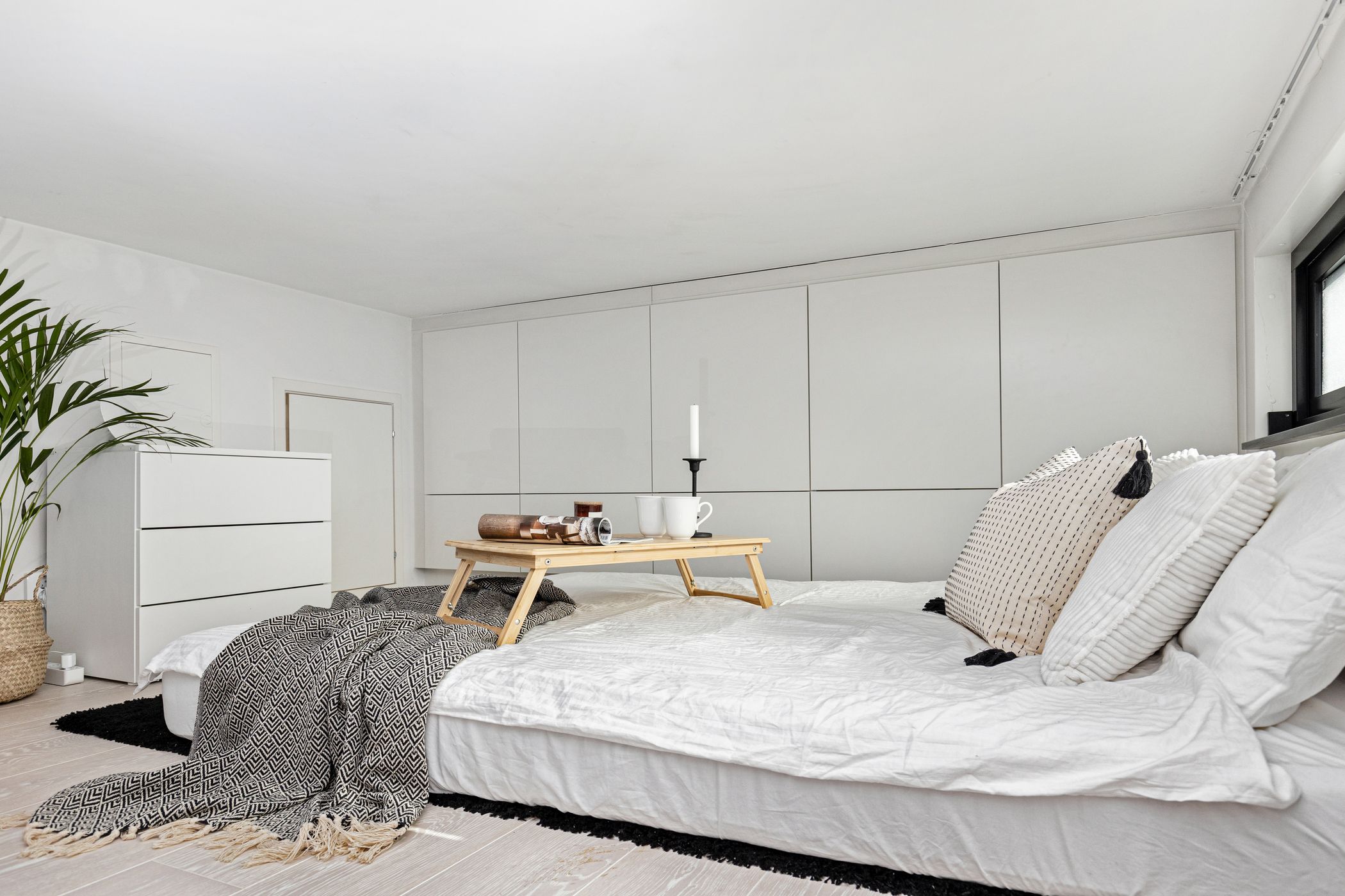chambre sur mezzanine mini maison 33m2