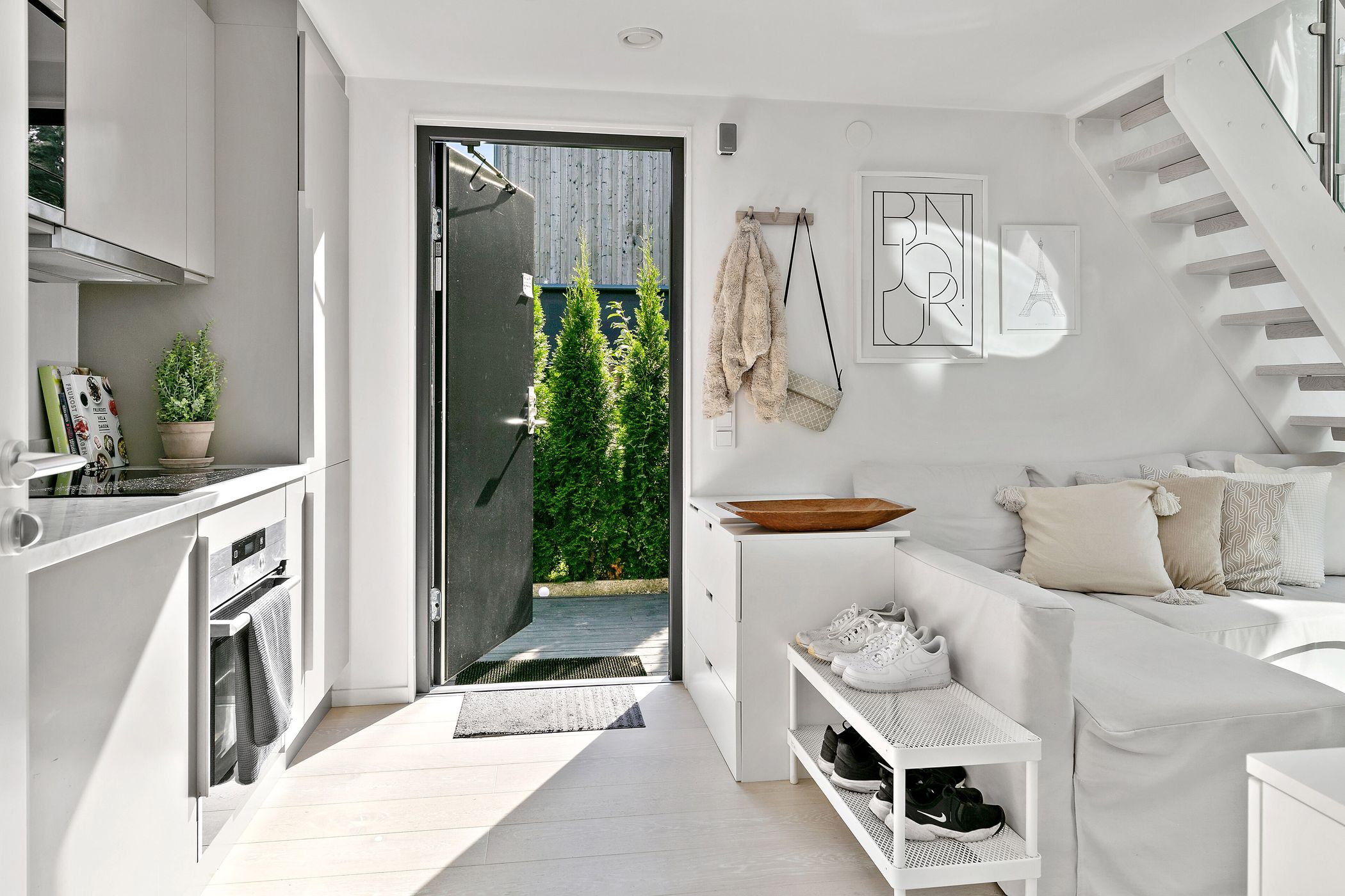 salon et cuisine mini maison 33m2
