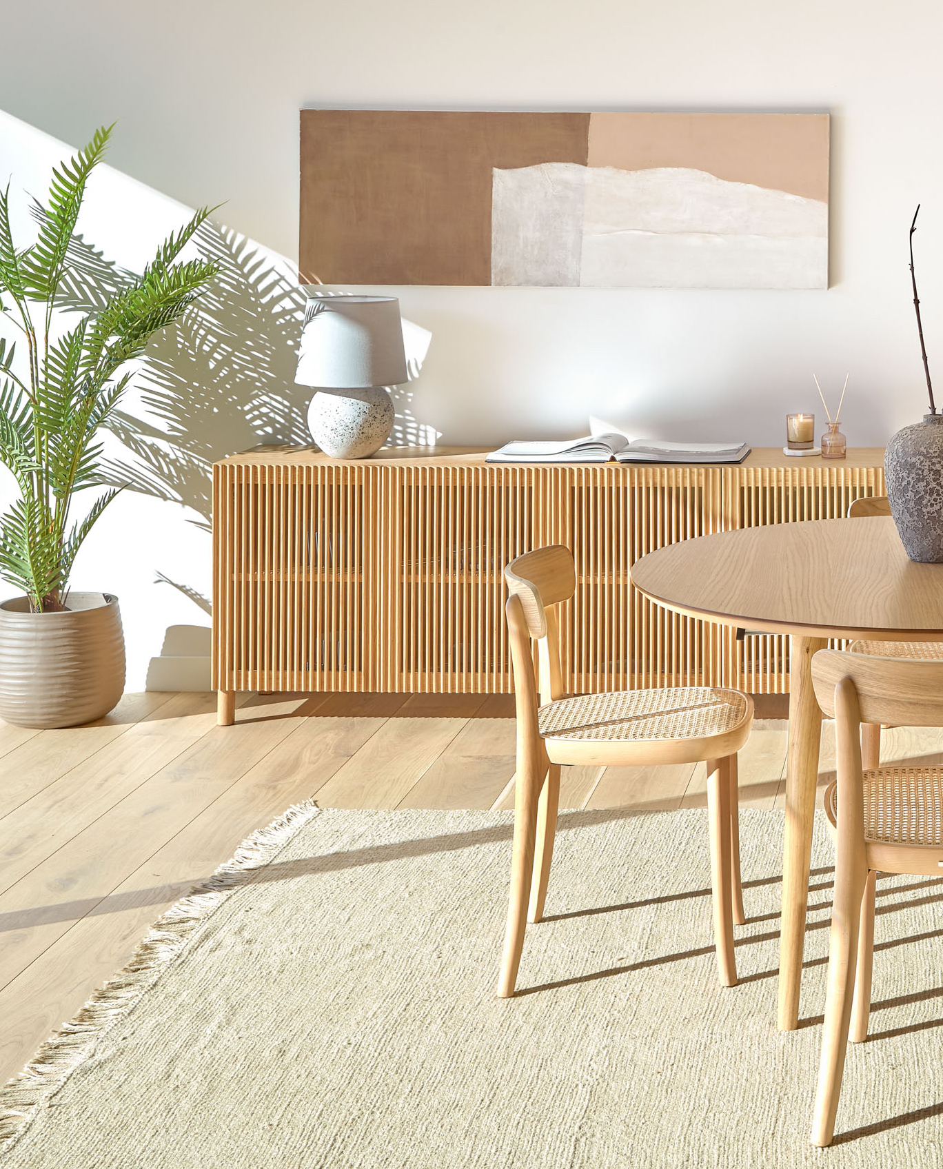 salle à manger décoration naturelle Kave Home salle à manger décoration naturelle Kave Home
