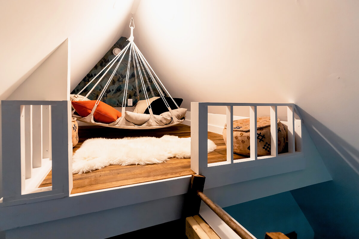 espace lounge sur mezzanine