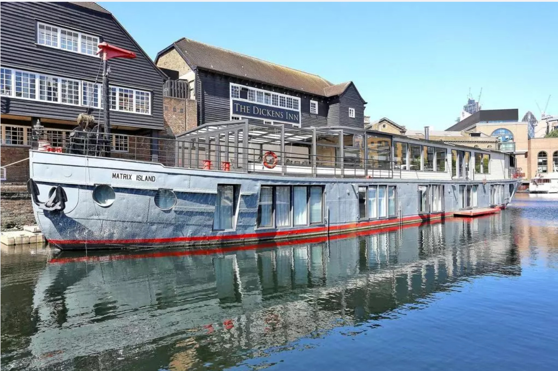 houseboat Matrix Island Londres houseboat Matrix Island Londres