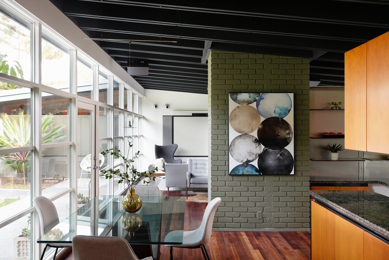 cuisine avec baies vitrées maison contemporaine cuisine avec baies vitrées maison contemporaine