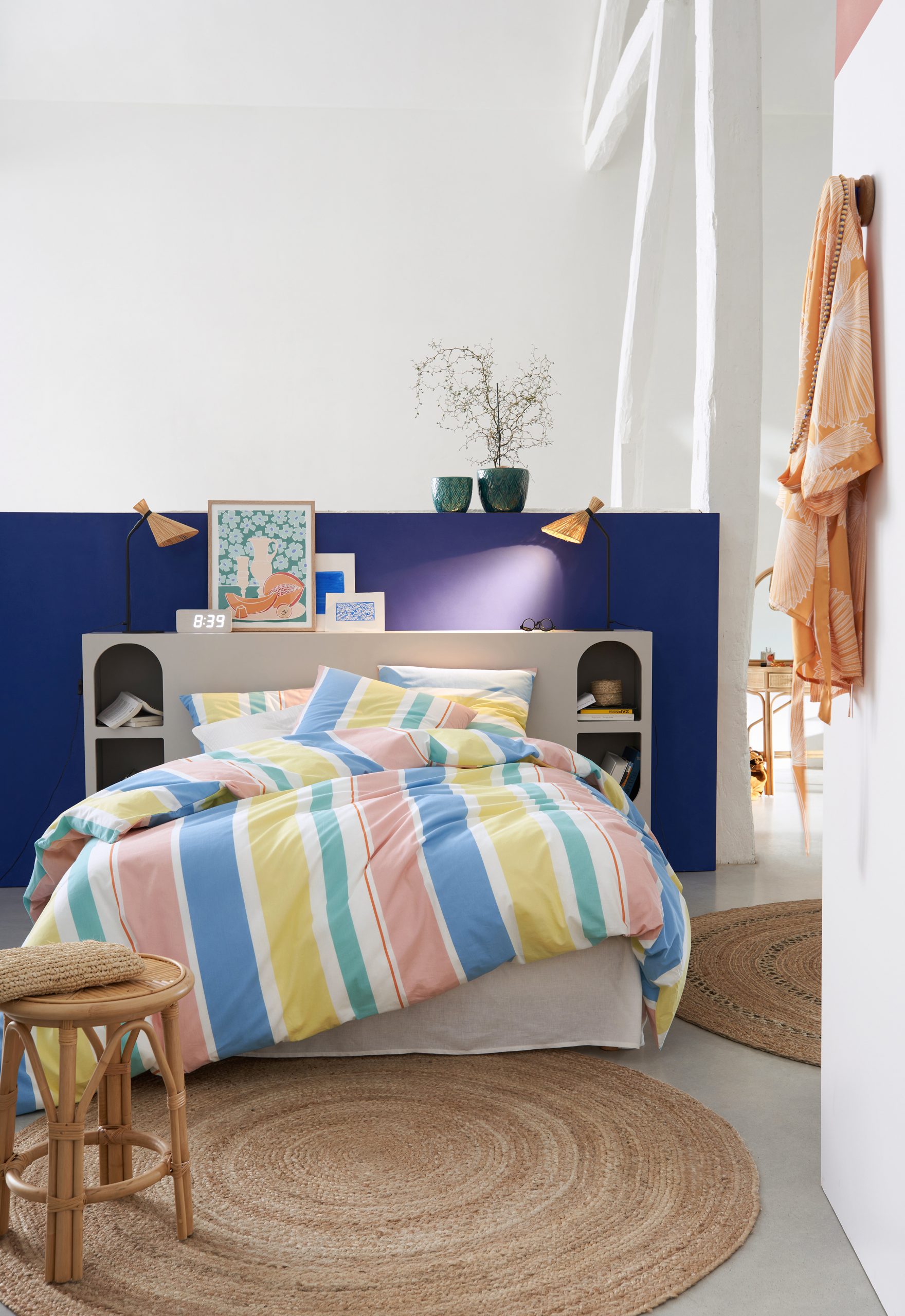 chambre adolescent colorée