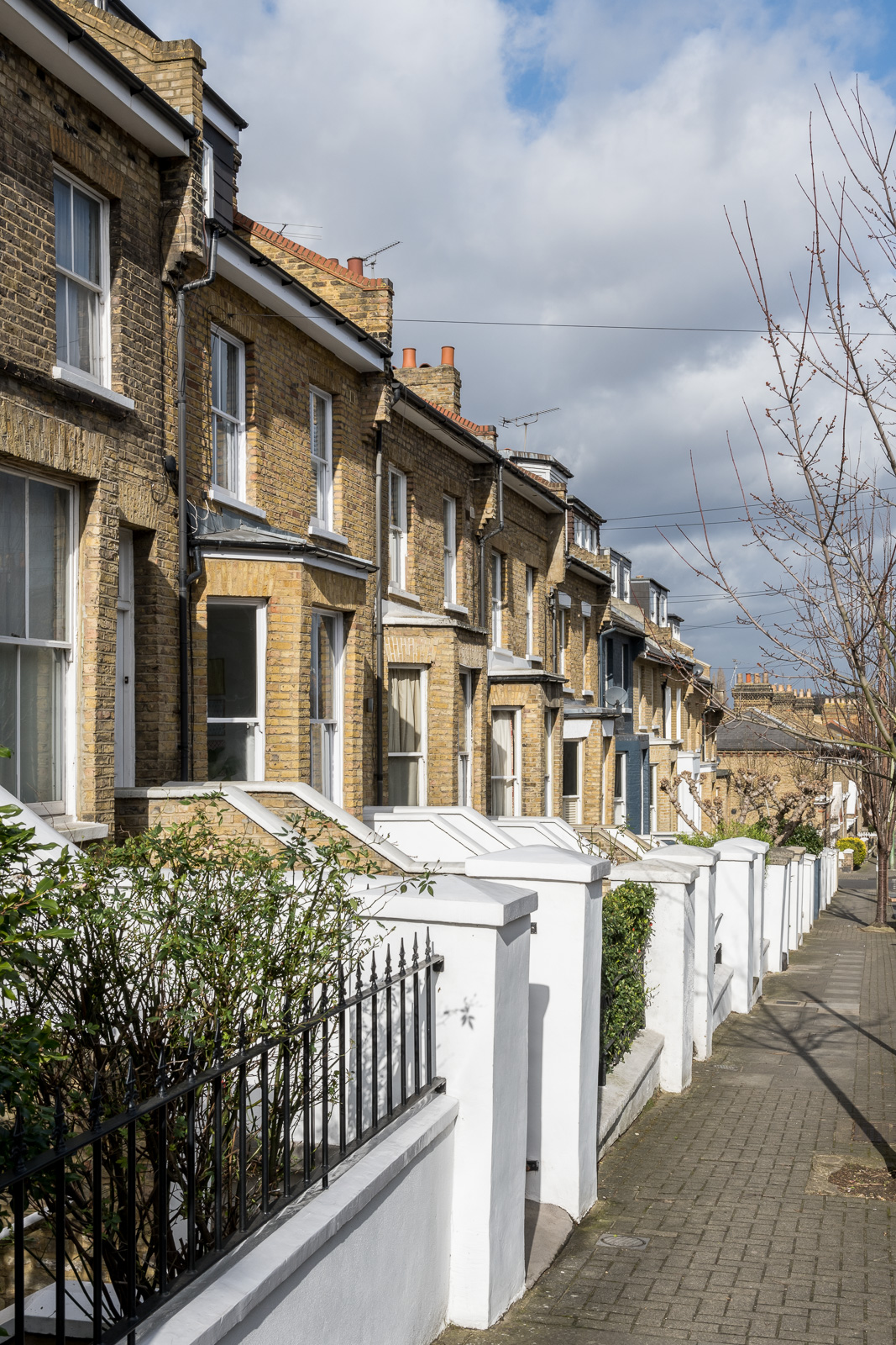 rue avec maison accolées Angleterre rue avec maison accolées Angleterre