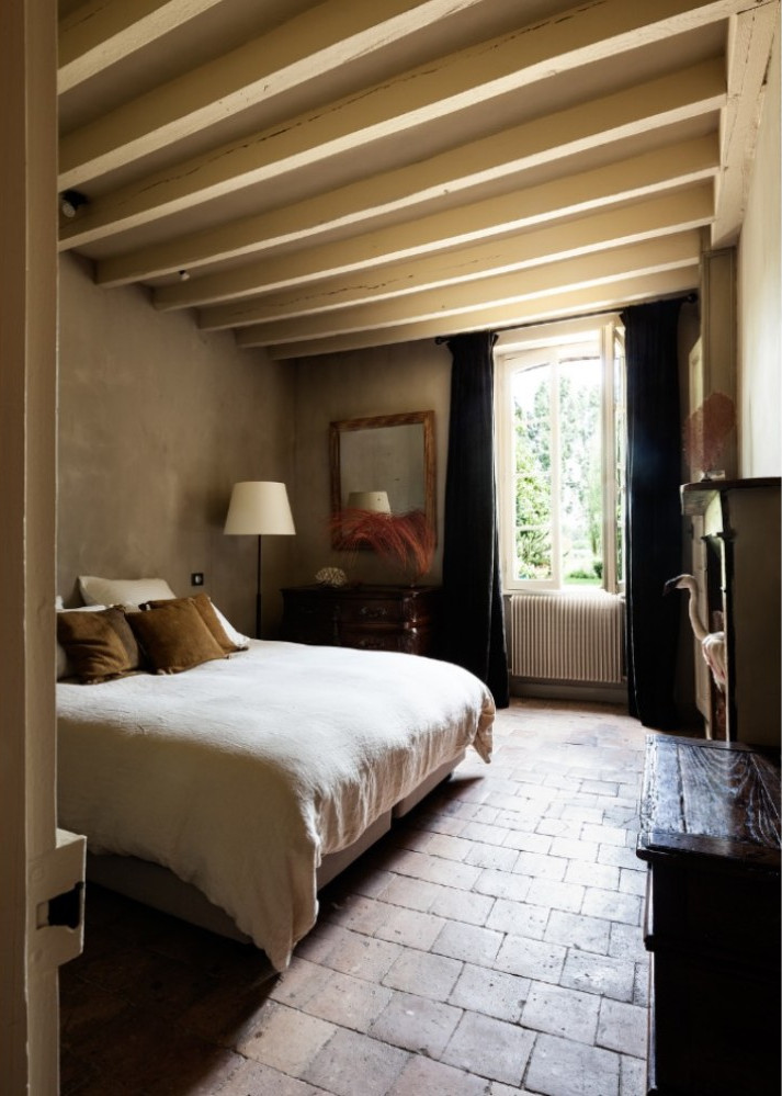 chambre décoration rustique chic