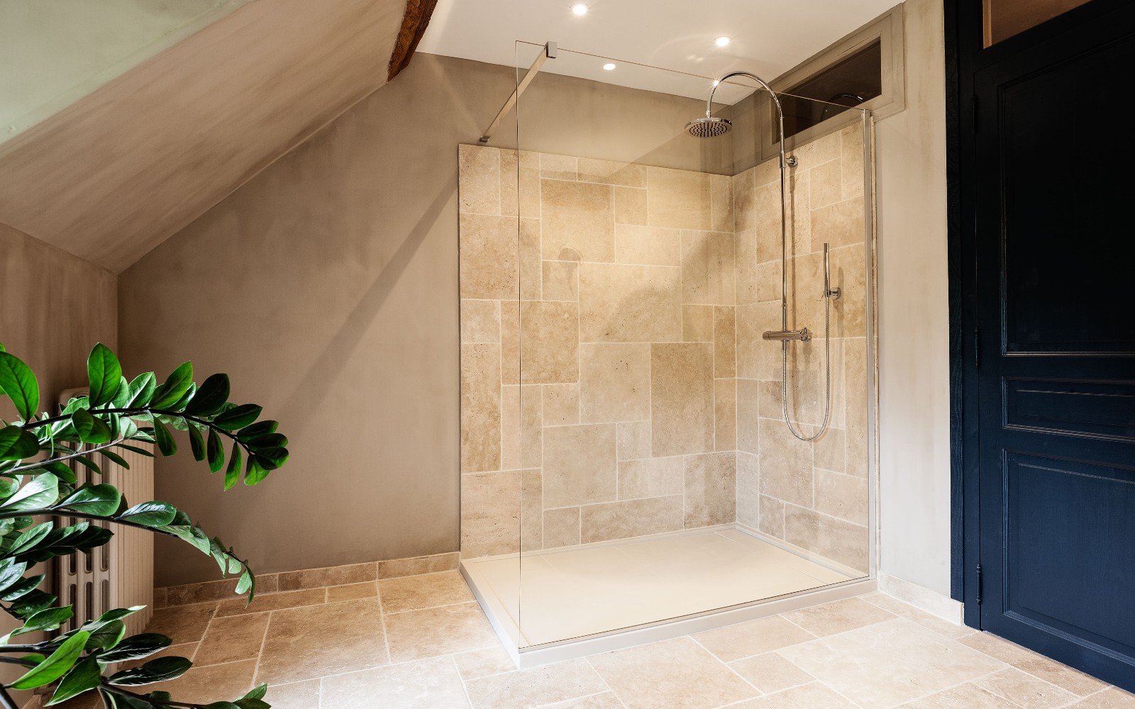 salle de bain décoration rustique