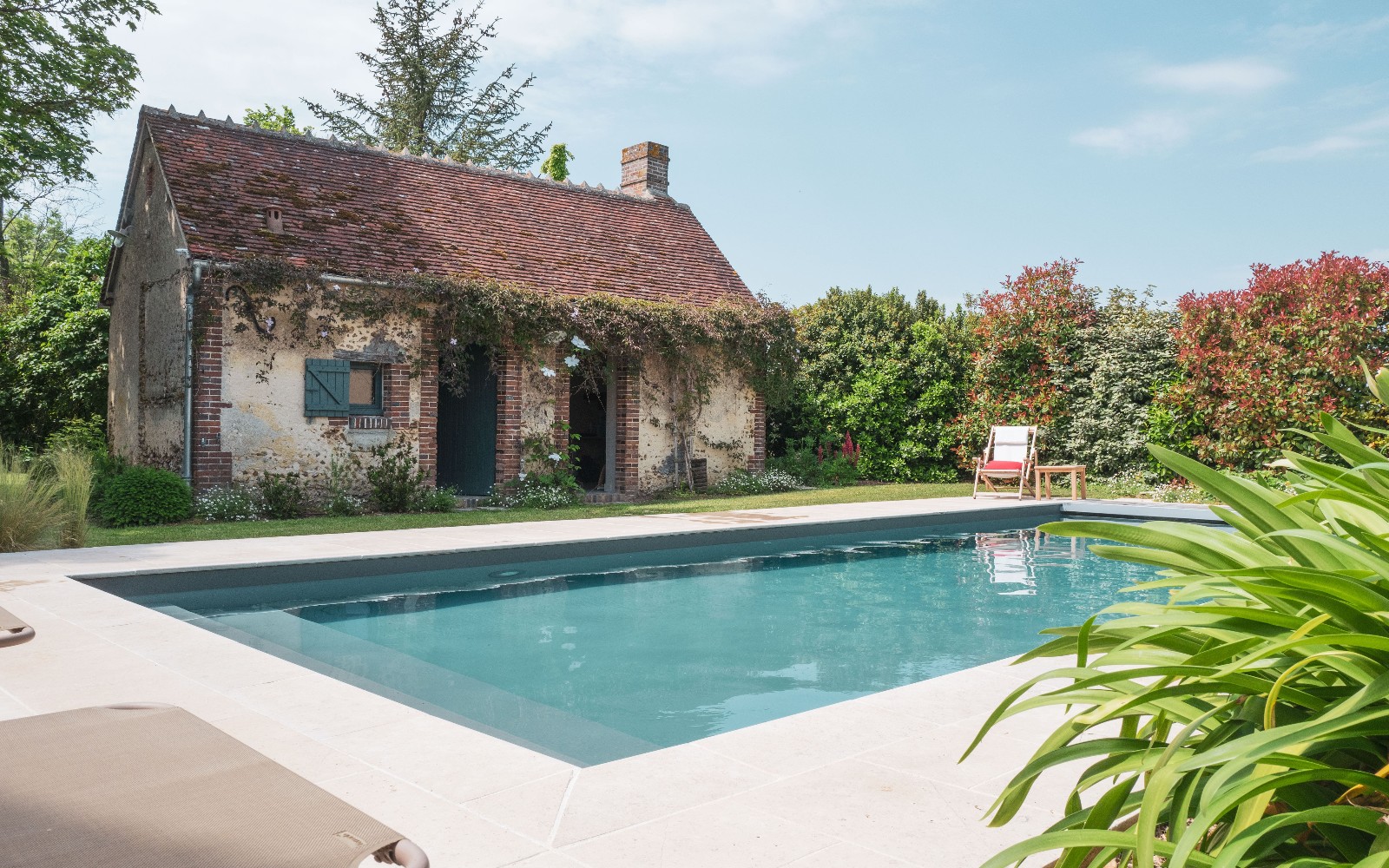 maison de campagne avec piscine