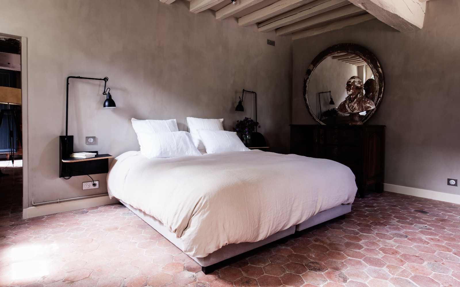 chambre décoration rustique chic