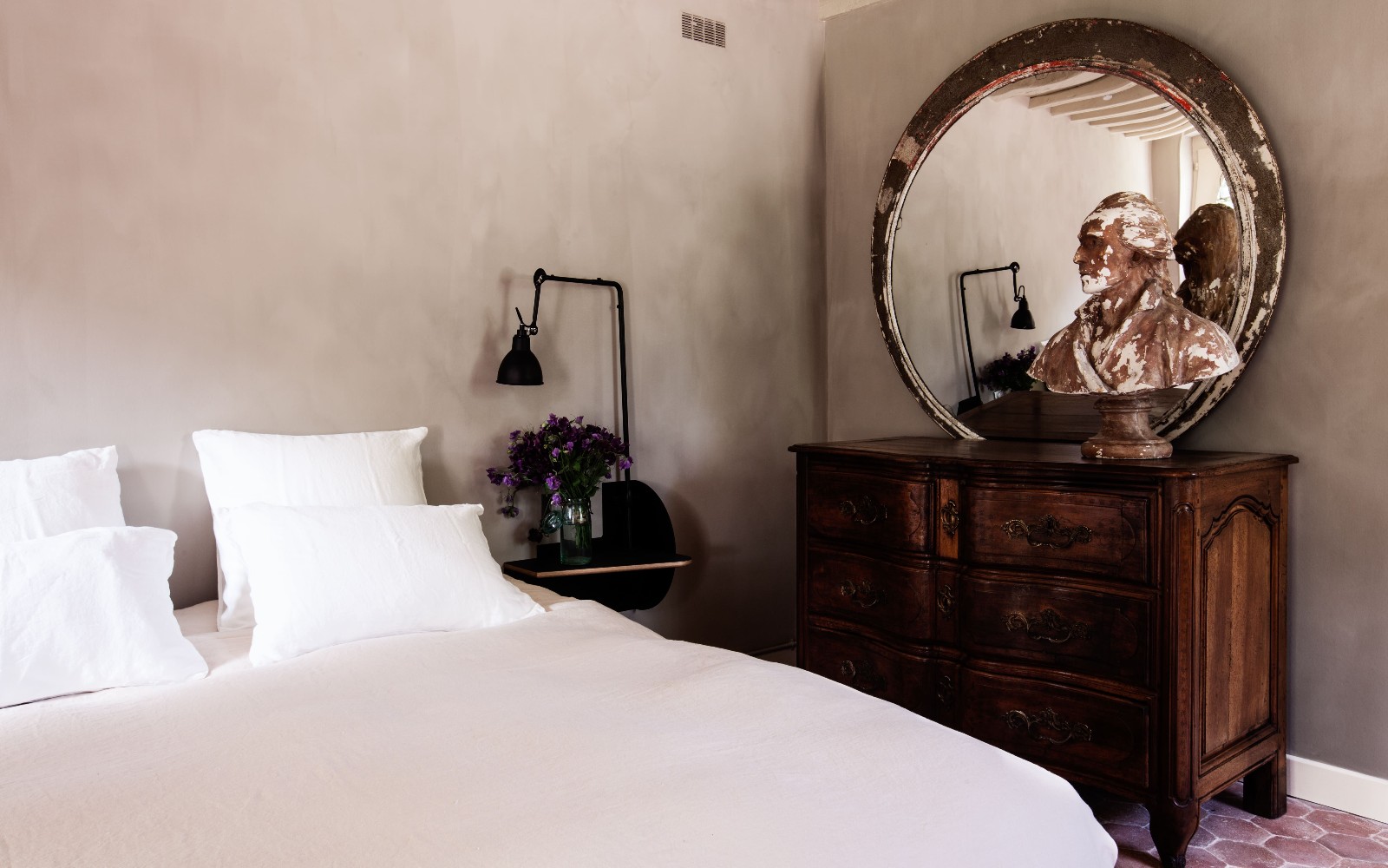chambre décoration rustique chic