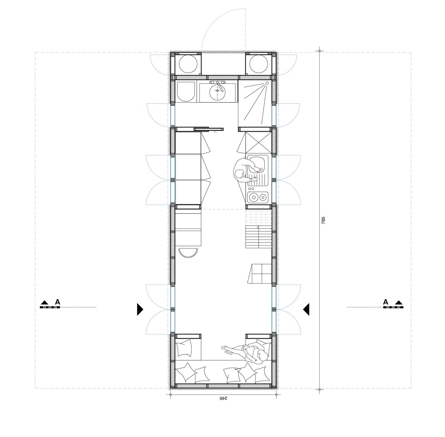plan mini maison 17m2 plan mini maison 17m2