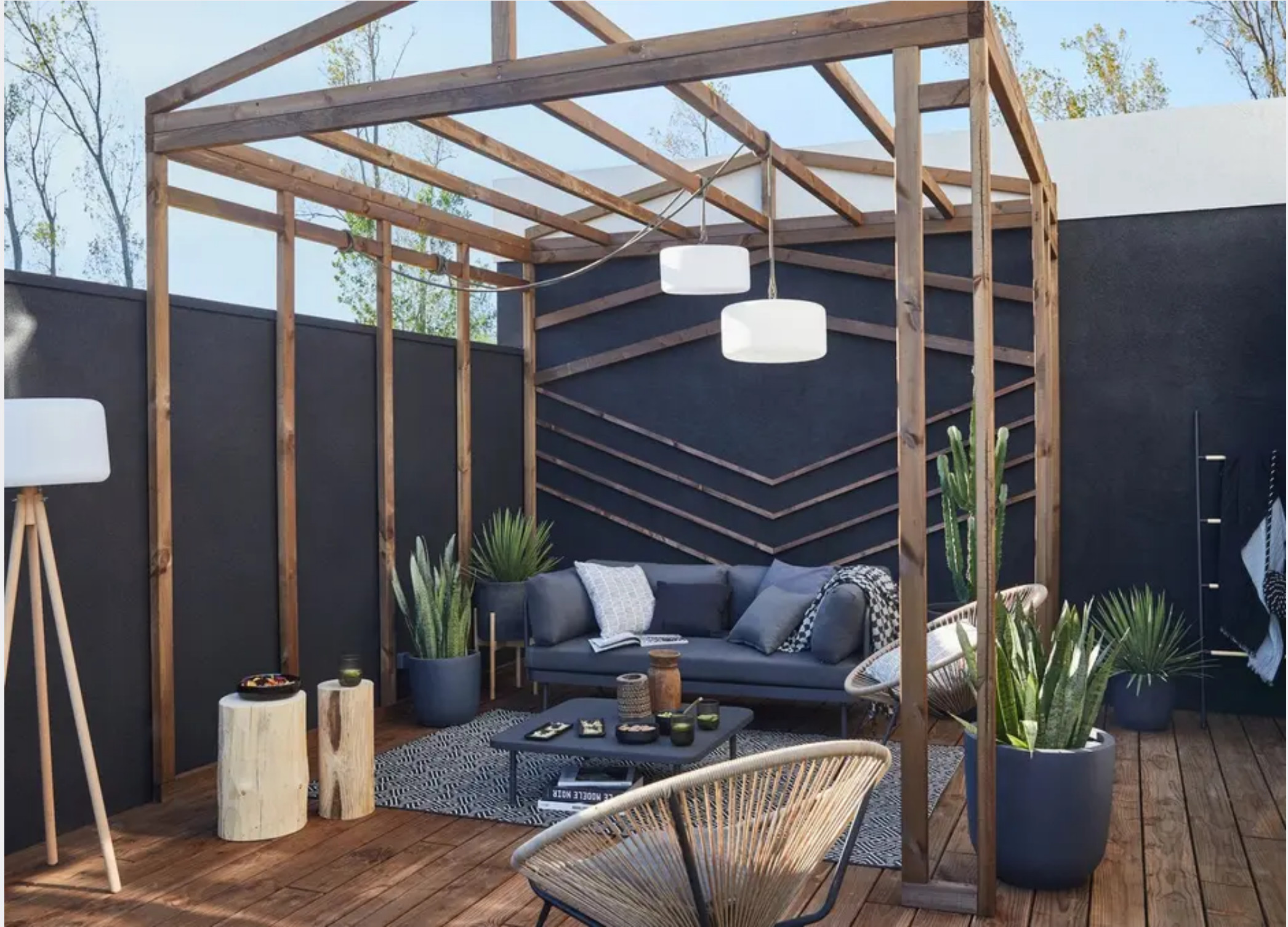 terrasse design avec pergola terrasse design avec pergola