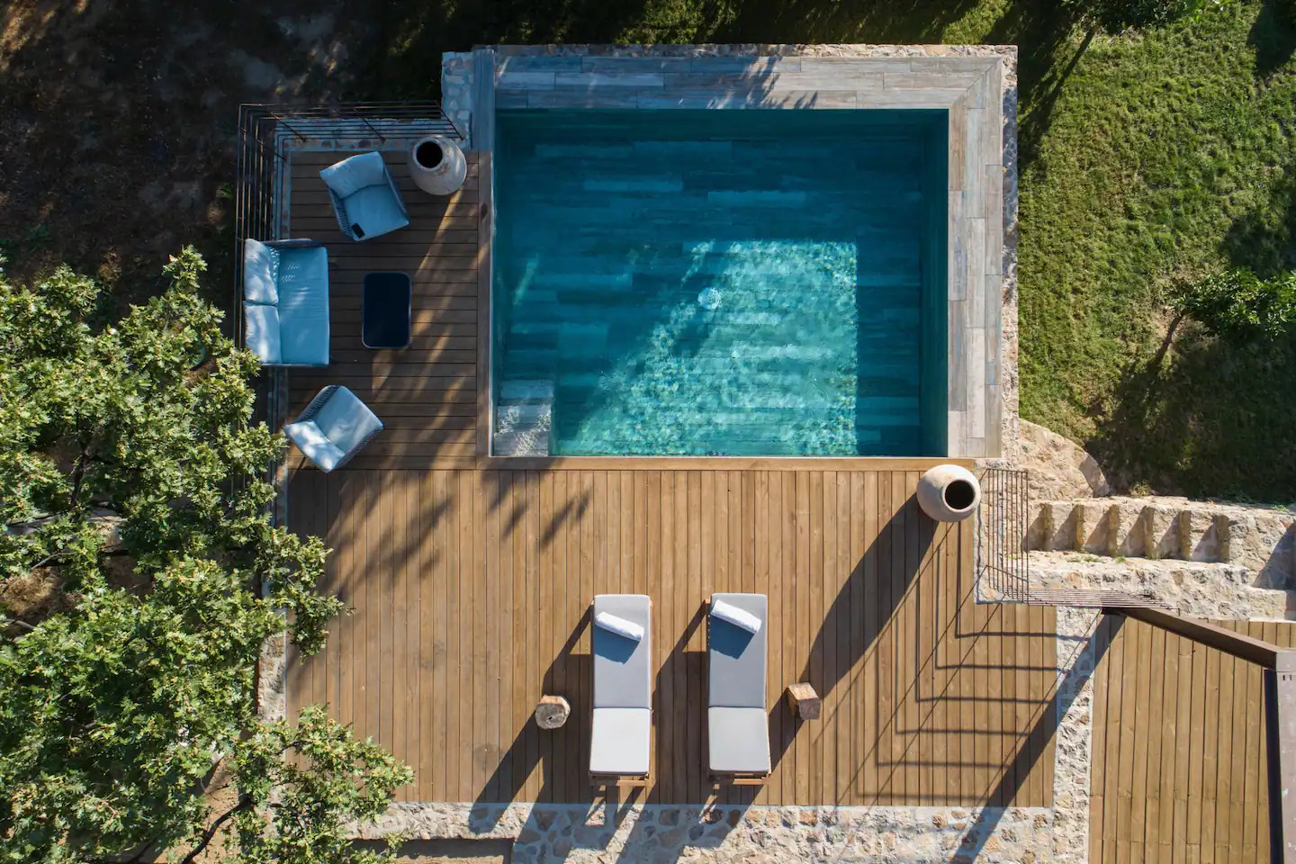 terrasse bois avec piscine terrasse bois avec piscine