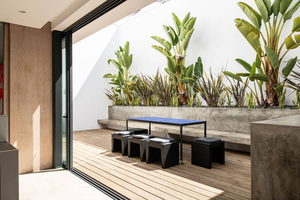 terrasse maison architecte
