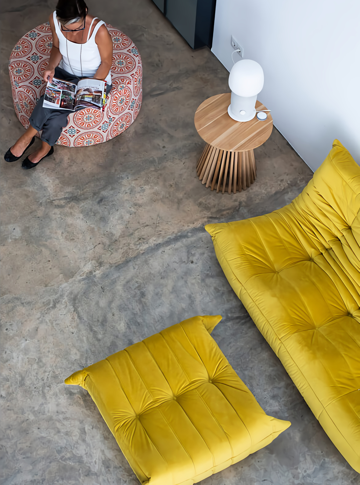salon design maison architecte