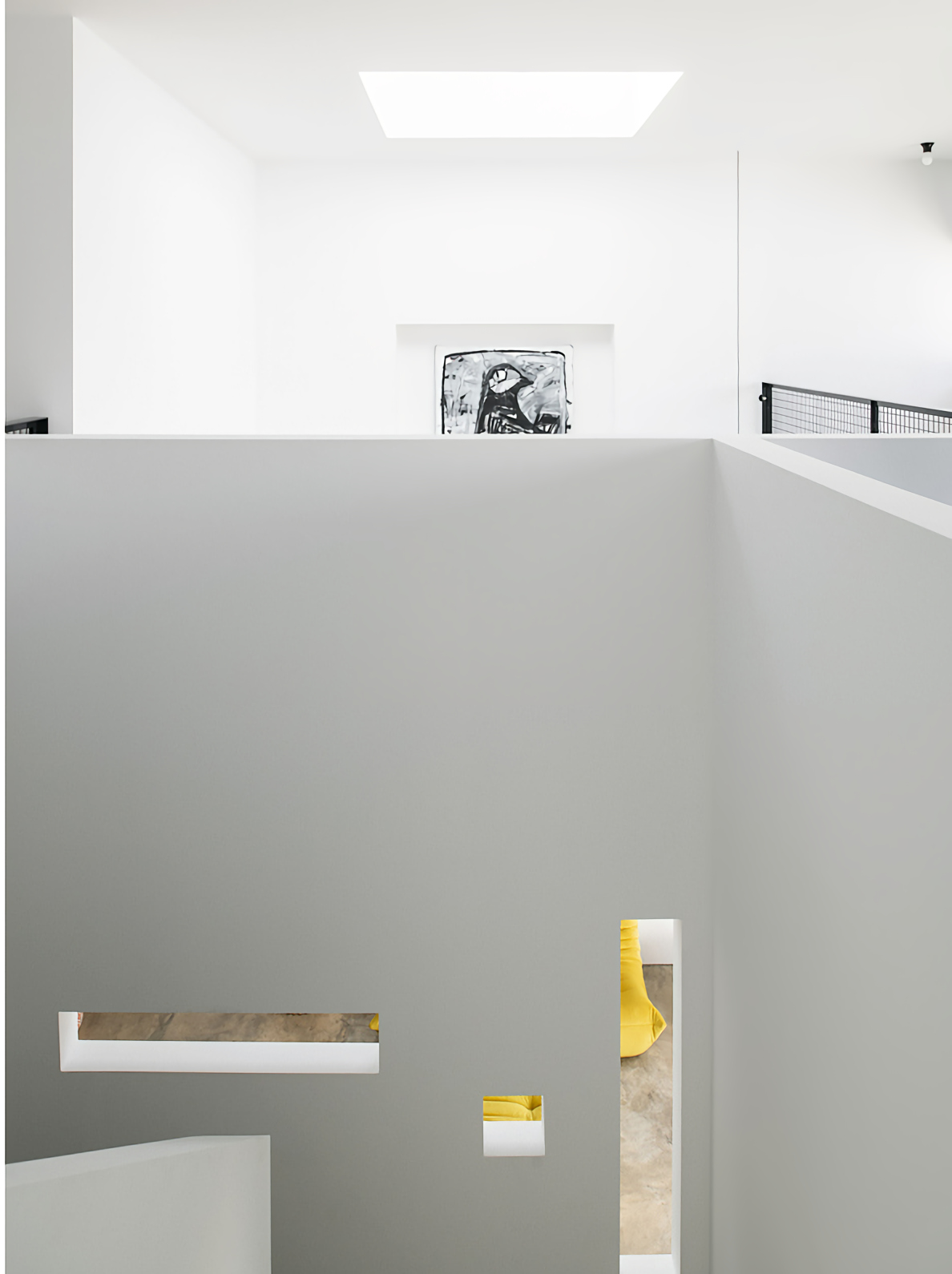 escalier béton maison architecte