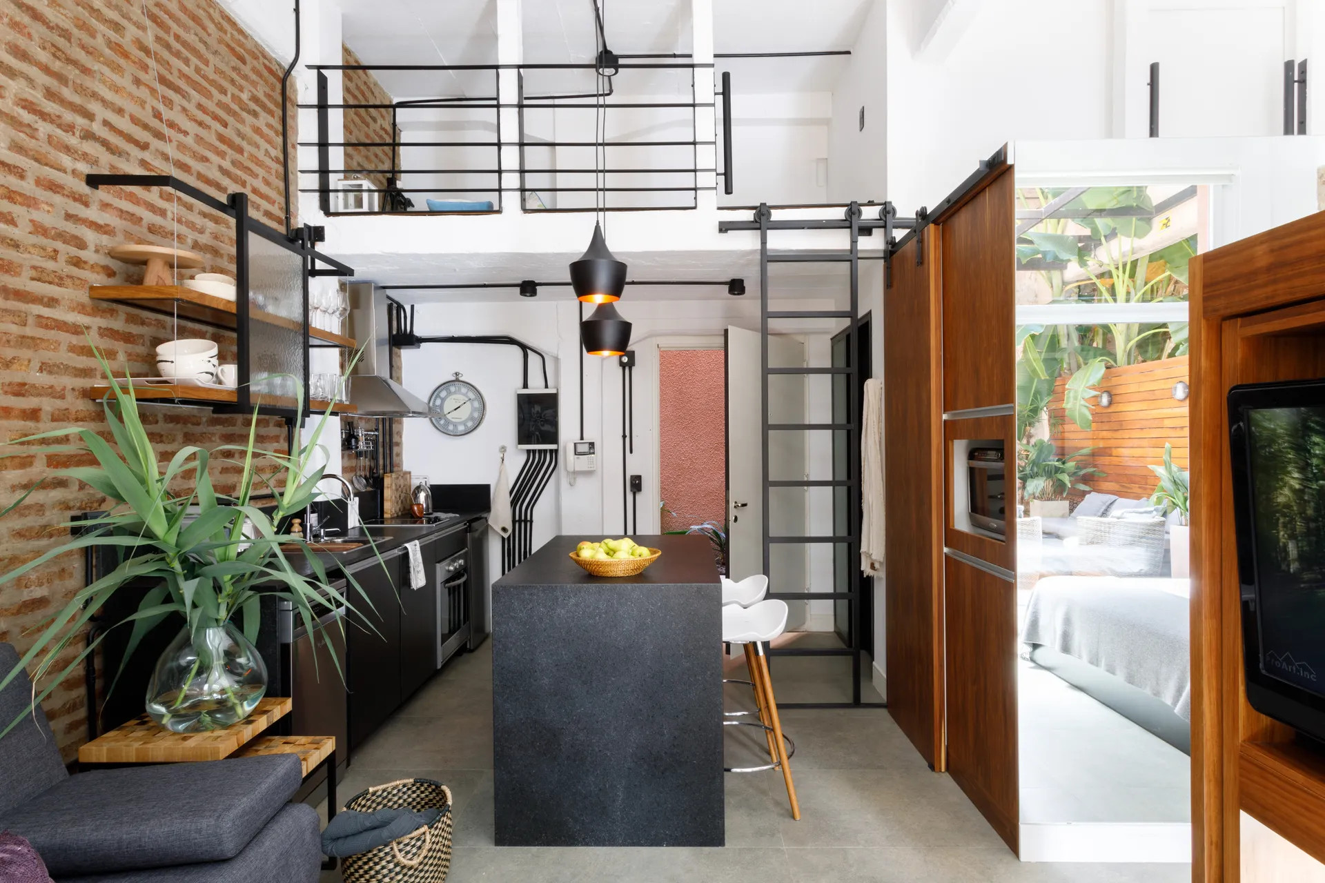 cuisine équipée mini loft